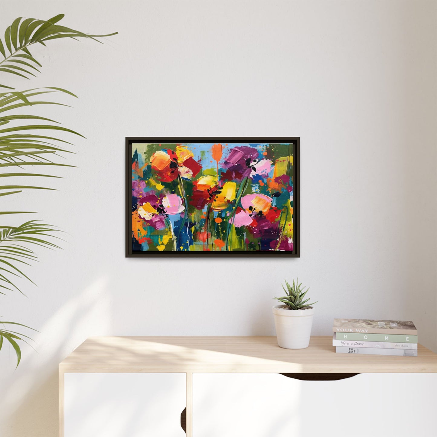 Matte Canvas, Framed (Multi-color)