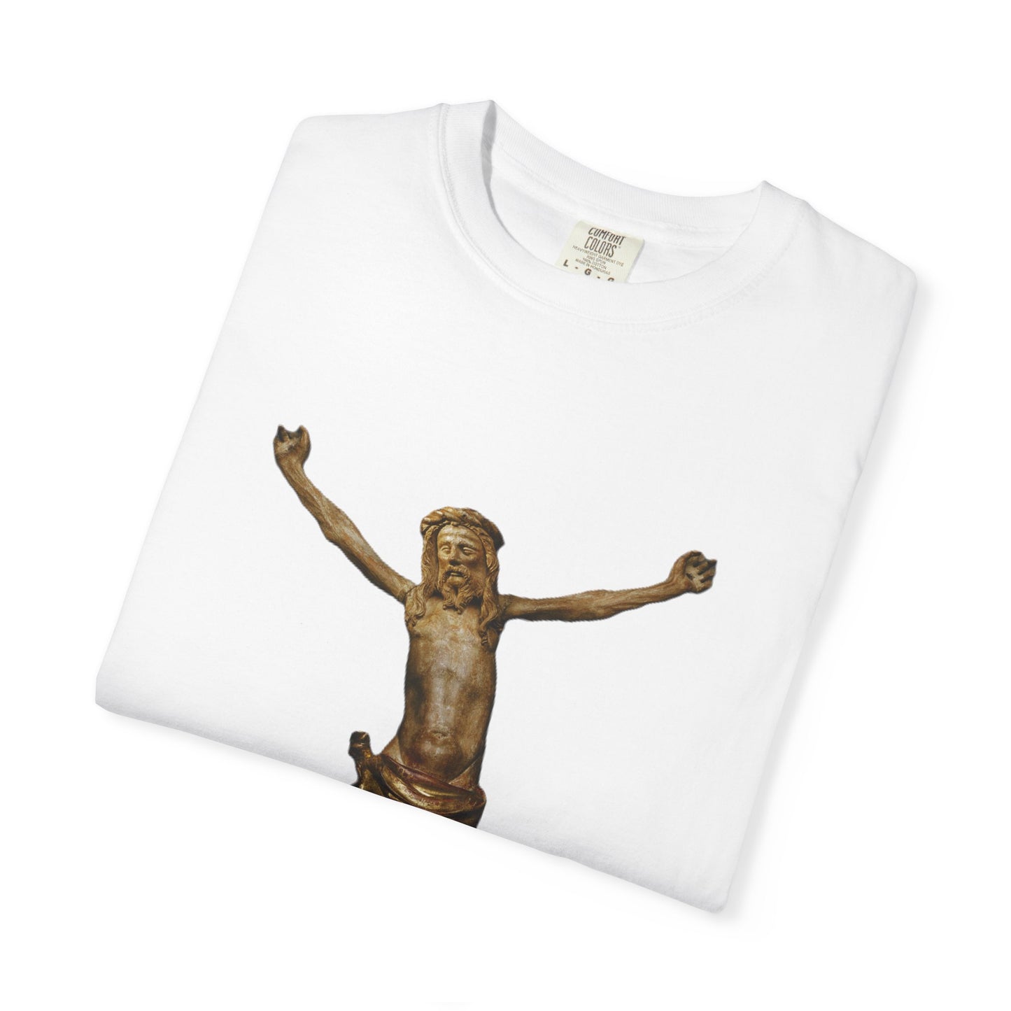 Unisex Christ on the cross Garment-Dyed T-shirt