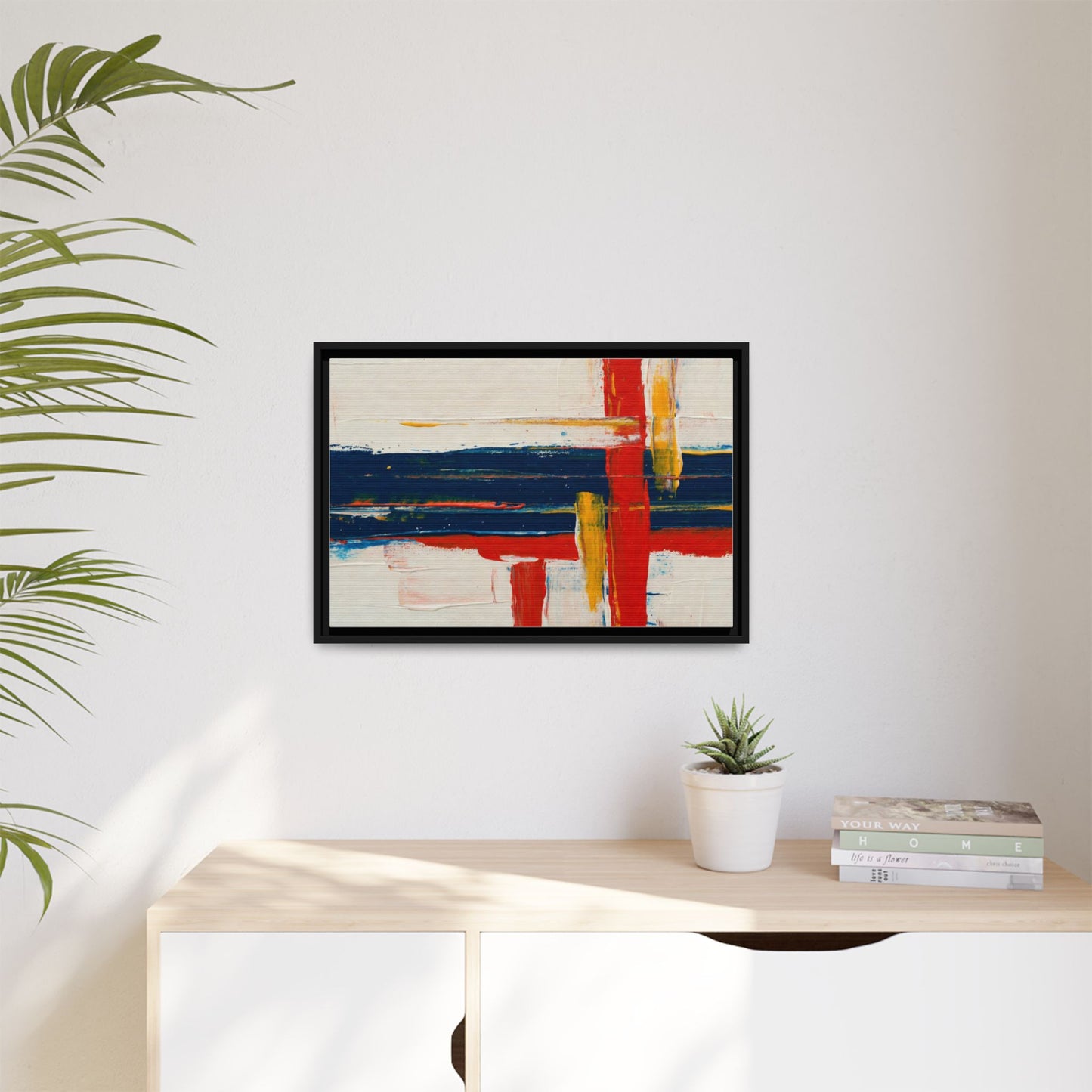 Matte Canvas, Framed (Multi-color)