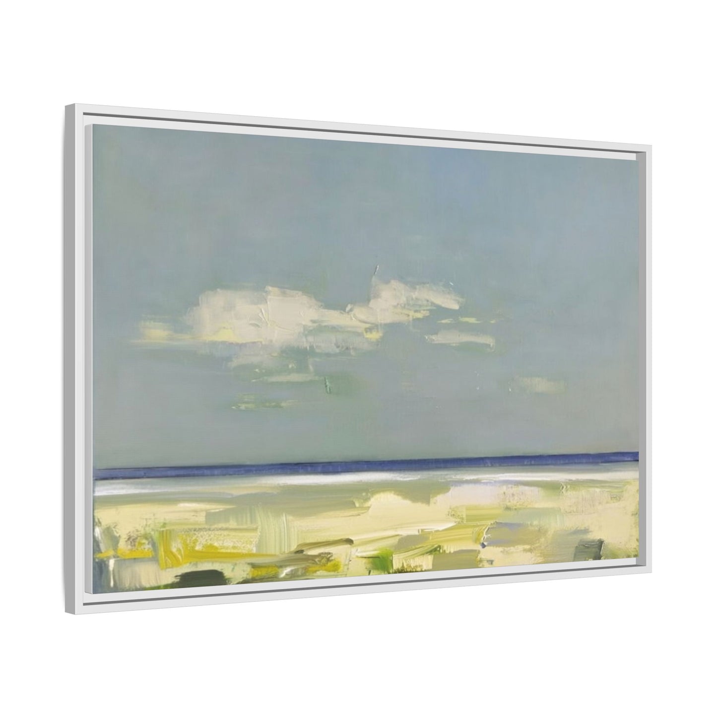 Coastal Calm Matte Canvas Framed Wall Art