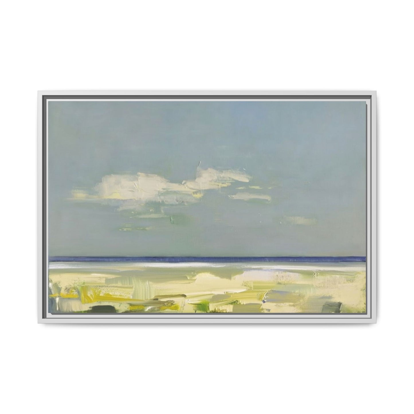 Coastal Calm Matte Canvas Framed Wall Art
