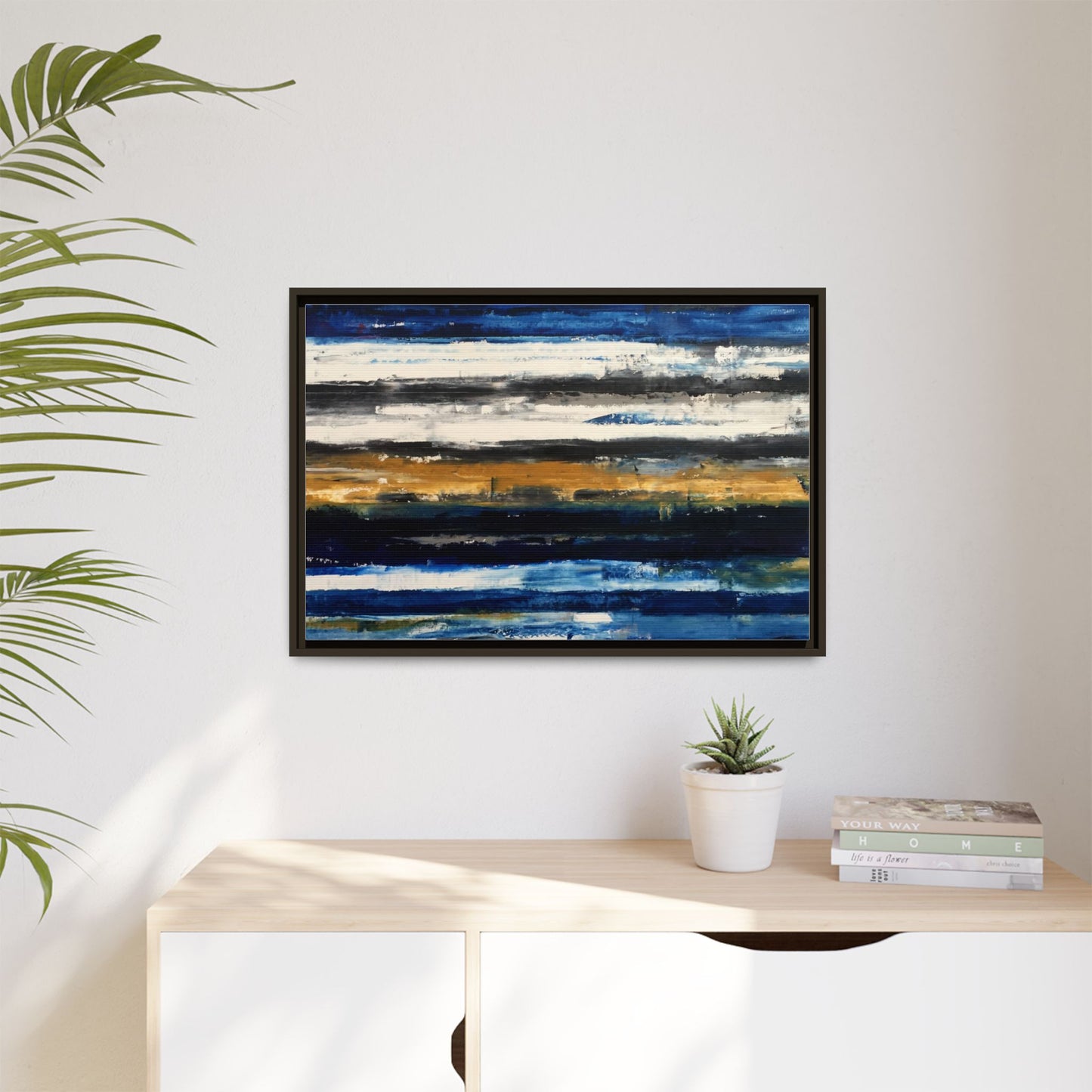 Tiny Buddha by Todd Williamson Framed Matte Canvas Abstract  Wall Art
