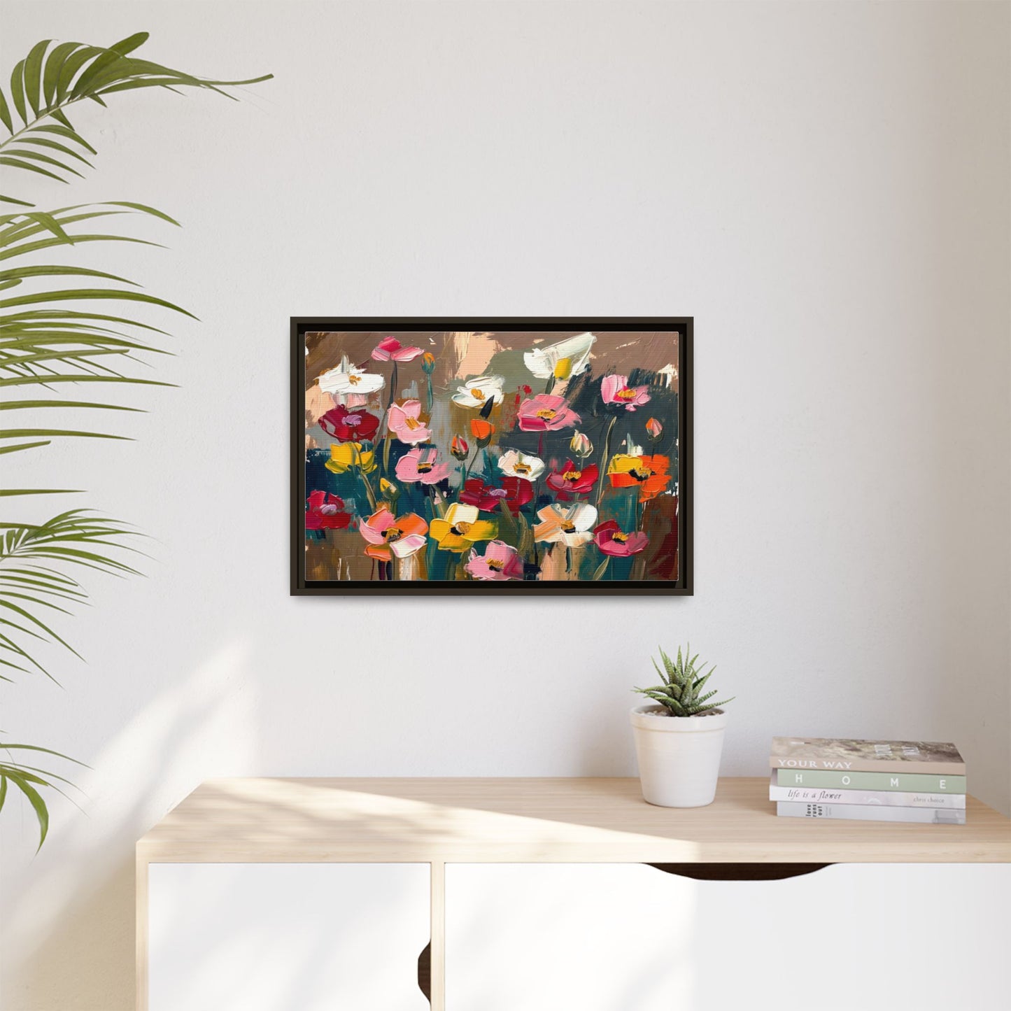 Matte Canvas, Framed (Multi-color)