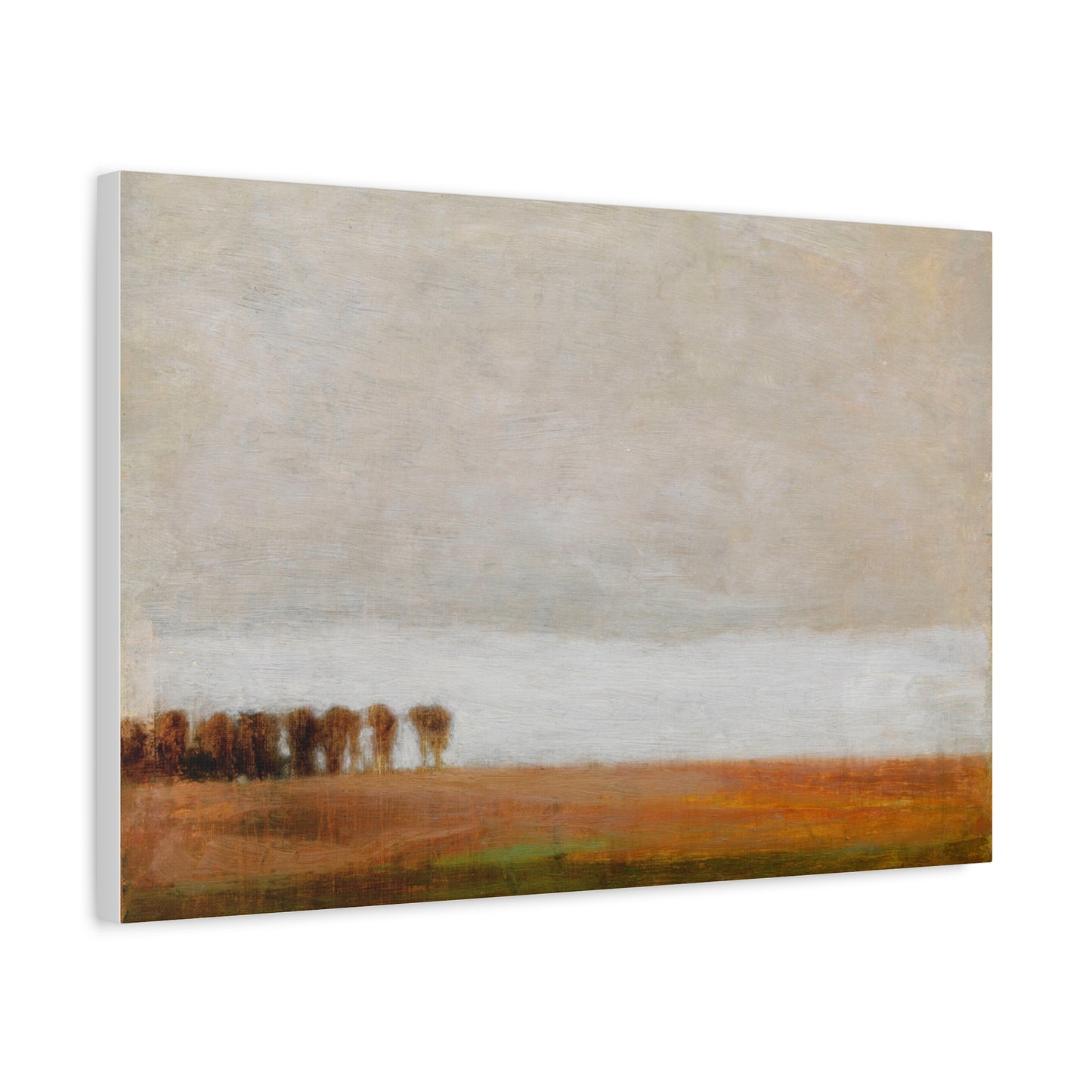 View of Jaegersborg Allé, North of Copenhagen by Vilhelm Hammershøi Canvas Wall Art Print