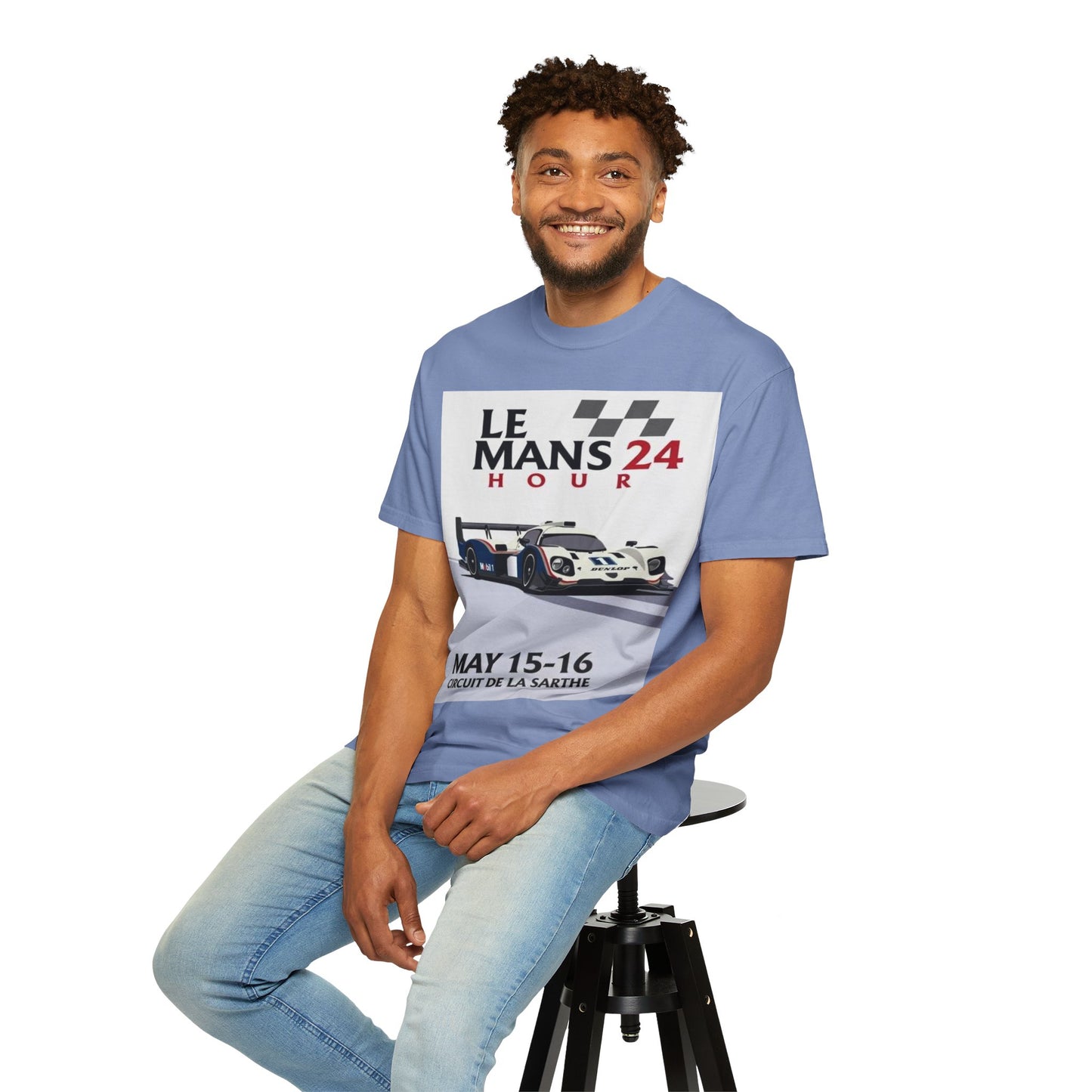 Le Mans 24 Hour Racing Poster T-Shirt — May 15-16 Circuit de la Sarthe