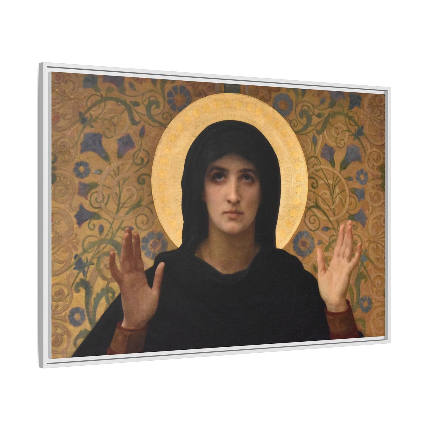 La Vierge consolatrice by William Adolphe Bouguereau Framed Matte Canvas Wall Art