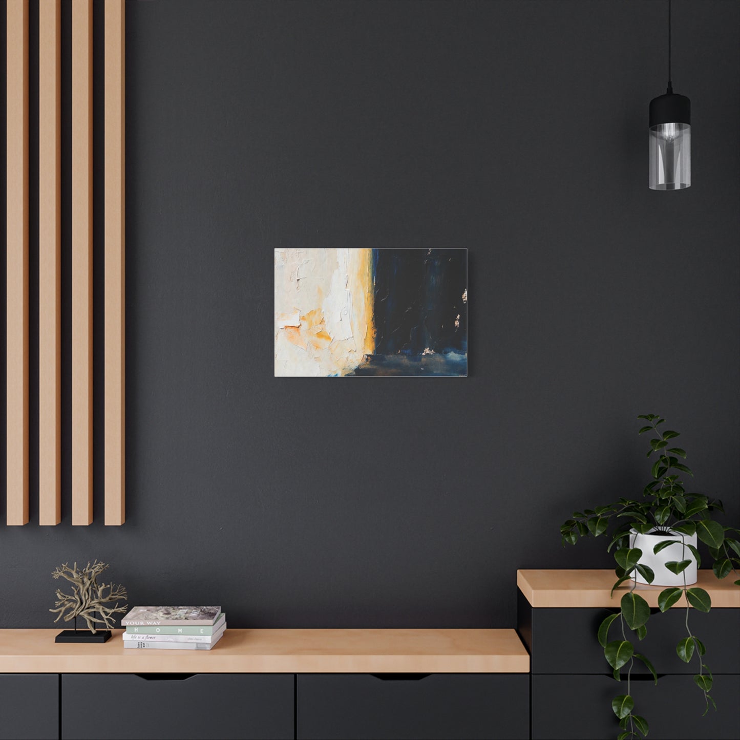 Abstract Coastal Light Matte Canvas Print — Stretched 1.25"