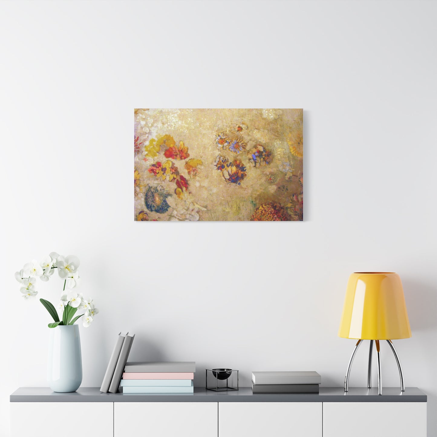 Andrevanb Panneau Décoratif by Odilon Redon Matte Canvas Wall Art Print