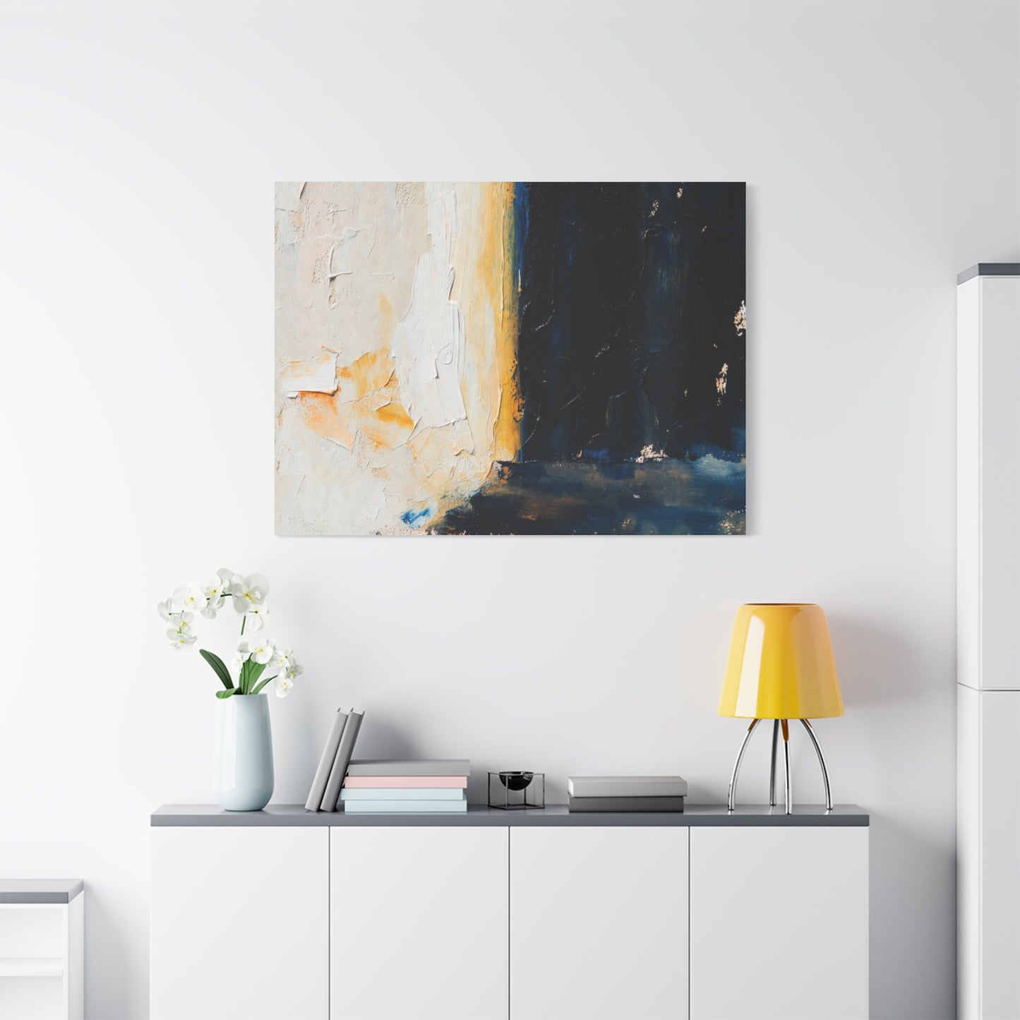 Abstract Coastal Light Matte Canvas Print — Stretched 1.25"