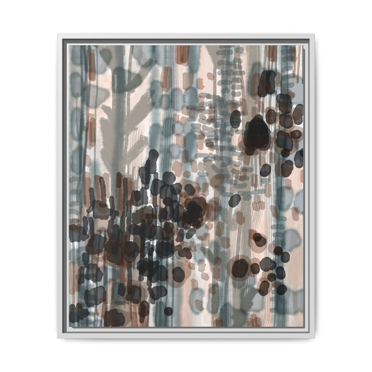 Vleken by an unknown artist Framed Canvas Art