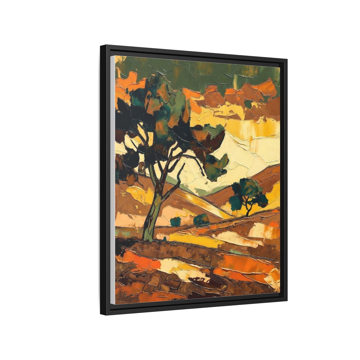 Framed Matte Canvas Landscape Art Print