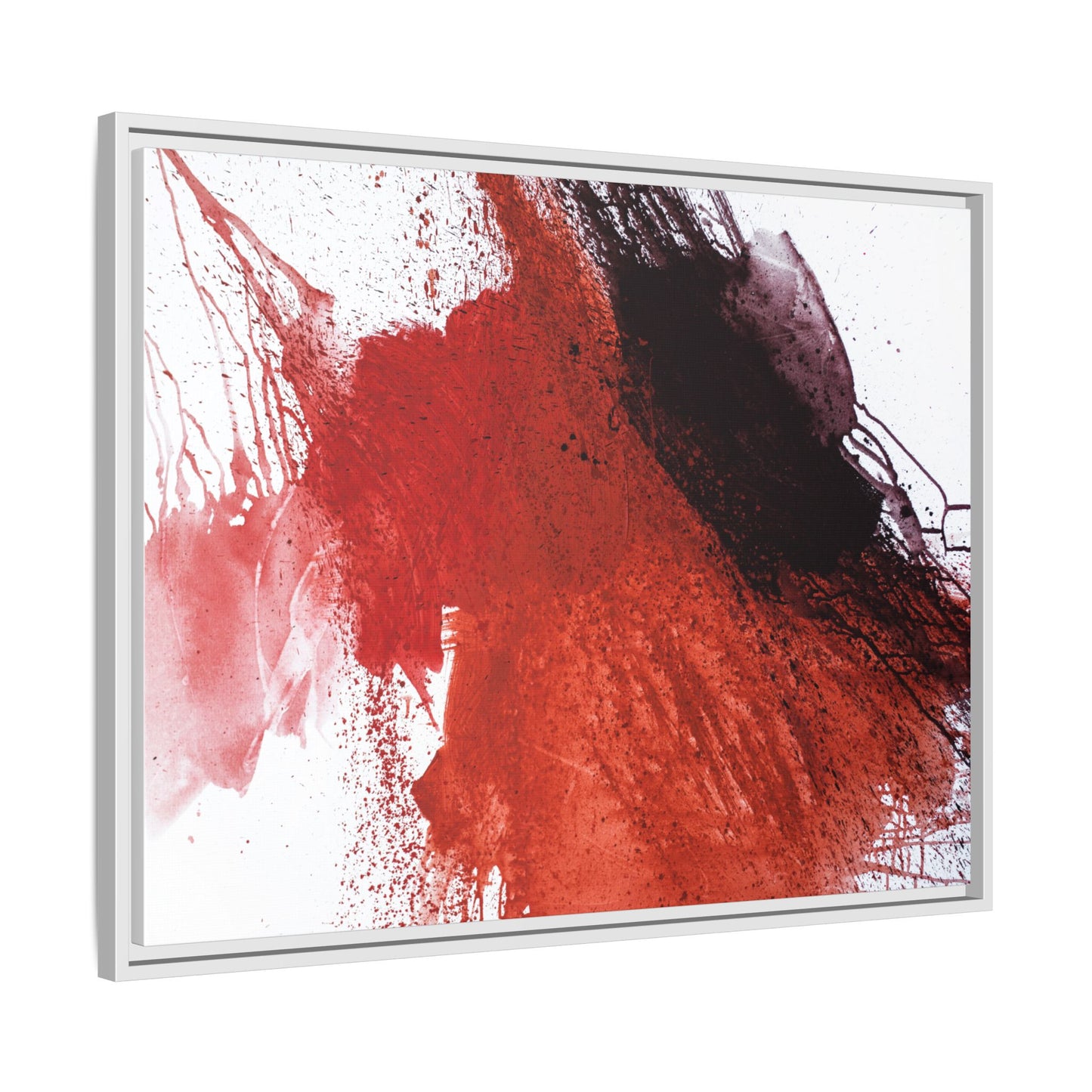 Flame by Natalija Miladinovic Matte Canvas Framed Wall Art