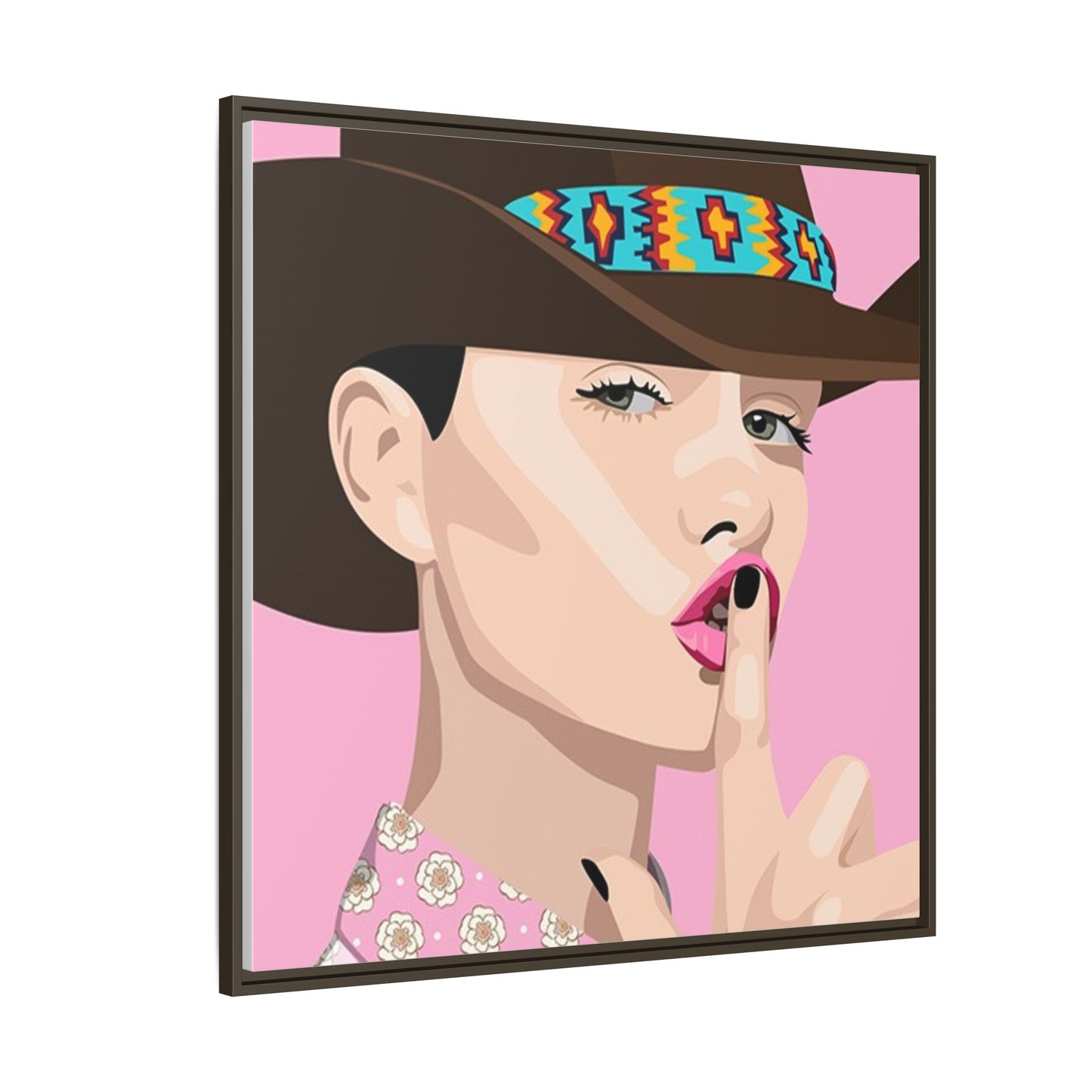 Vivid 63 by Orit Fuchs Matte Framed Canvas Wall Art