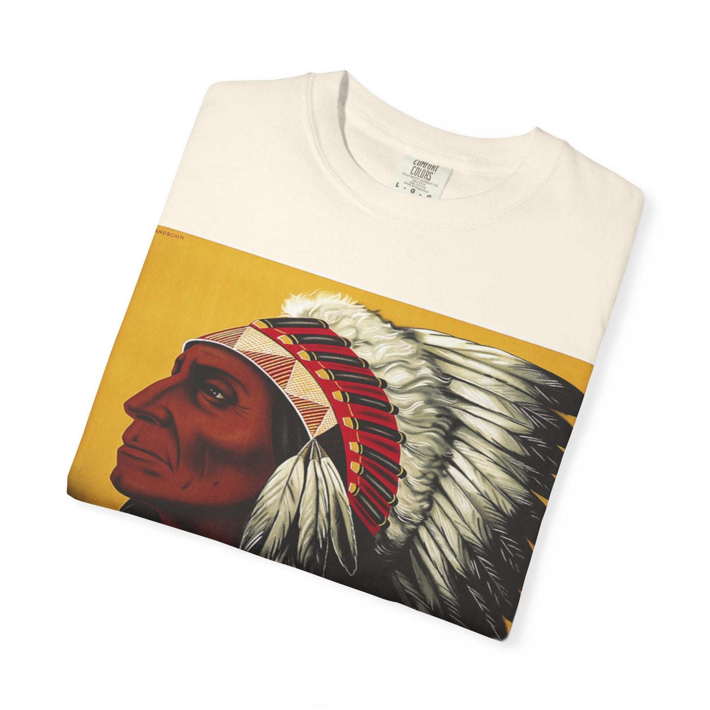 T-Shirt — Retro 'Indiana' Native Chief Vintage Poster Design