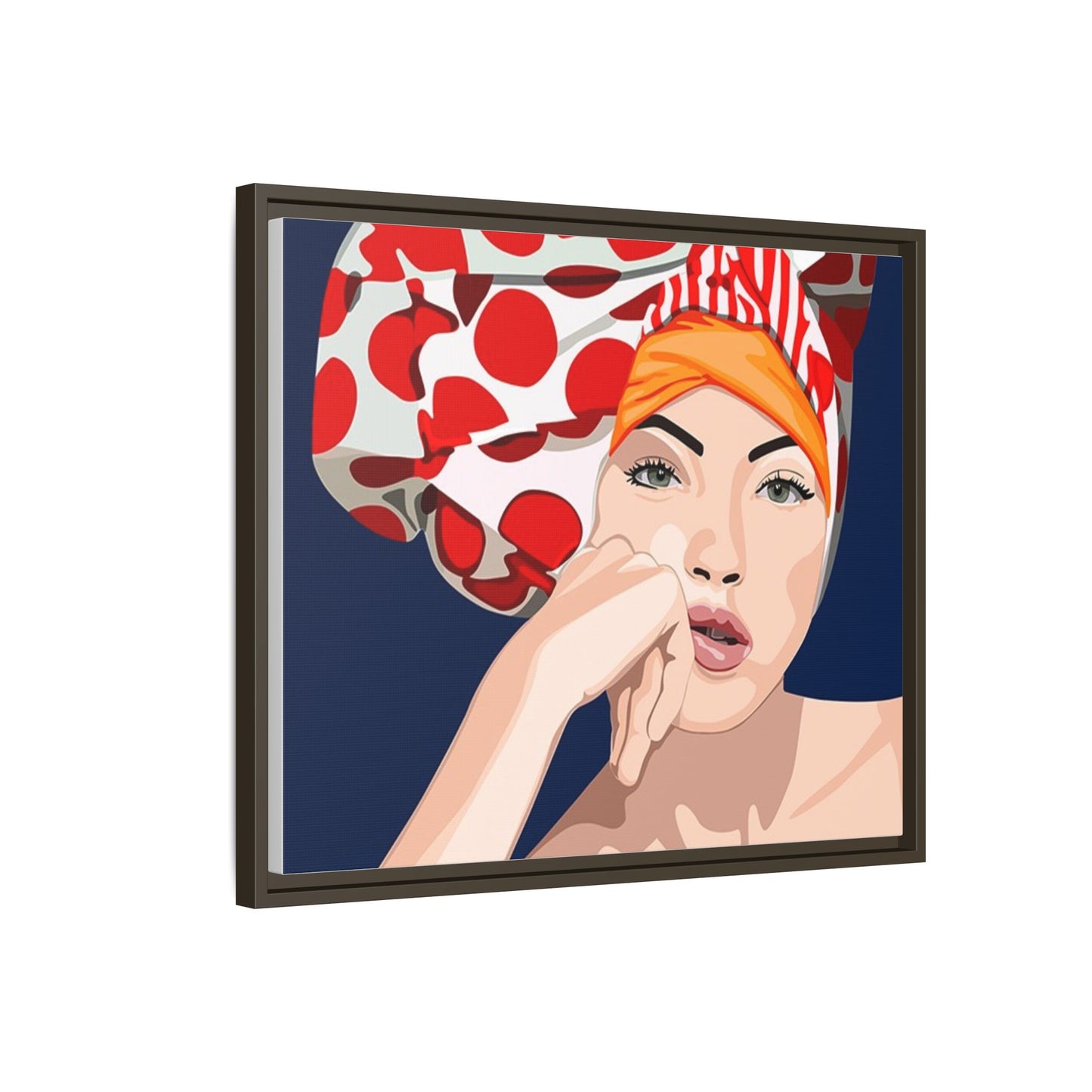 Vivid 20 by Orit Fuchs Pop Art Matte Canvas Framed Wall Art Print