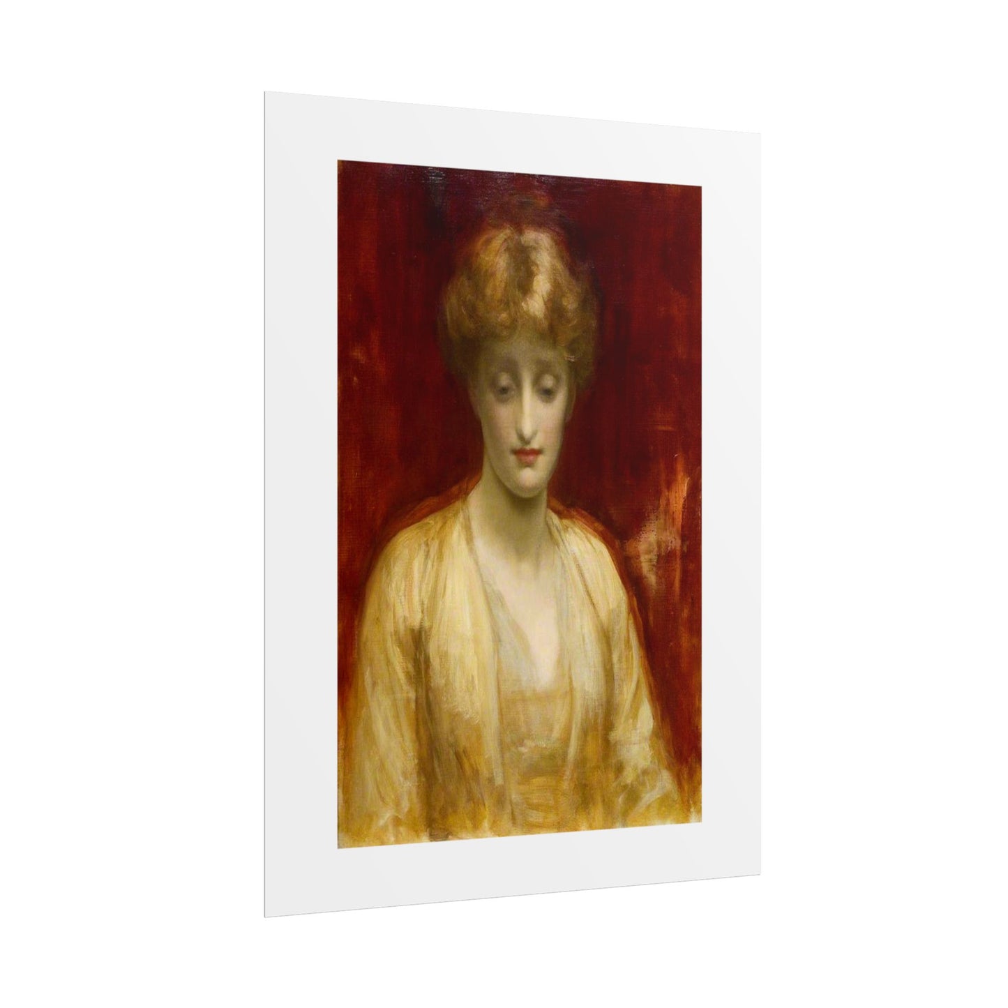Mrs Williams by Lord Frederic Leighton Wall Art Print