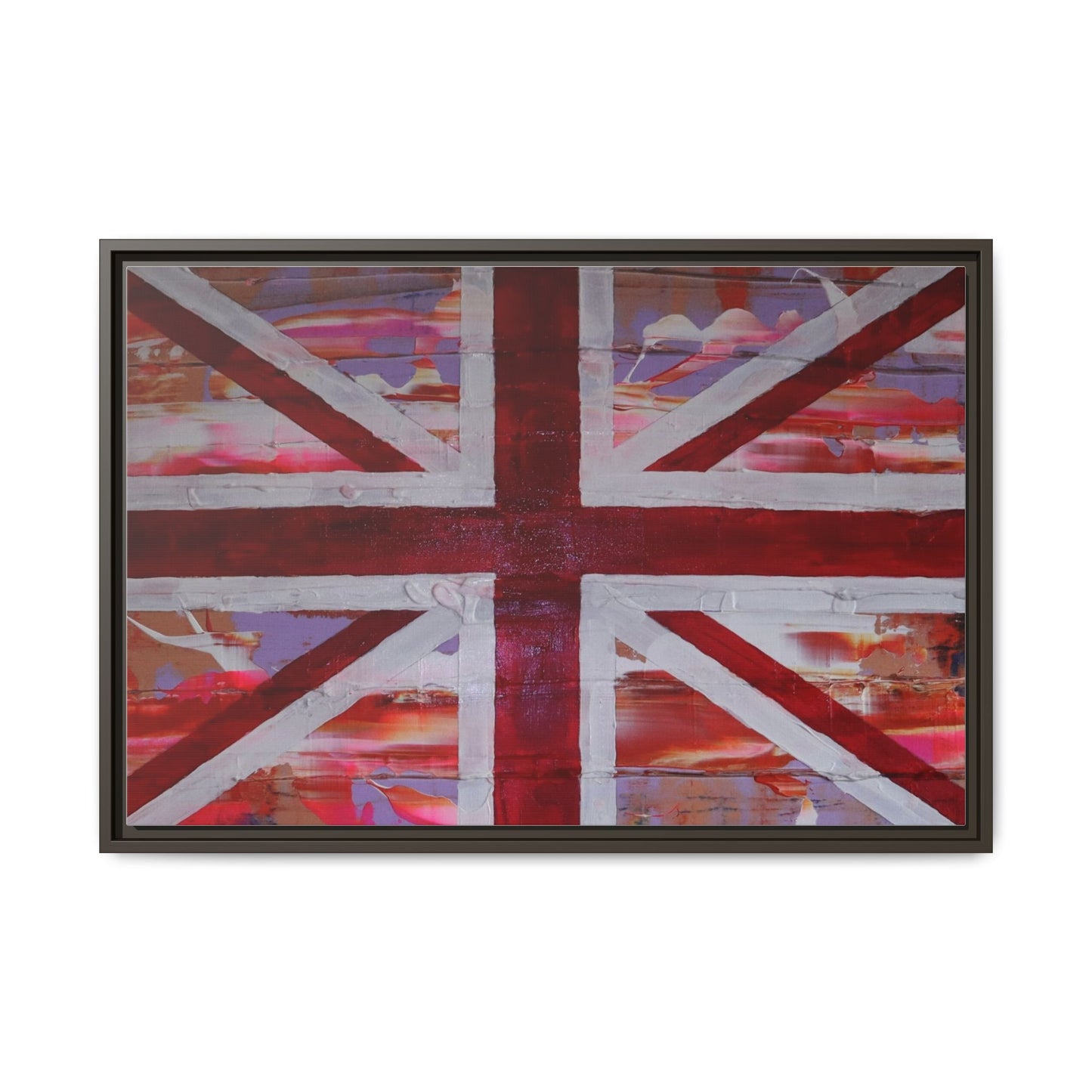 Union Jack is back! by Norman Barrett Framed Matte Canvas Print Wall Art