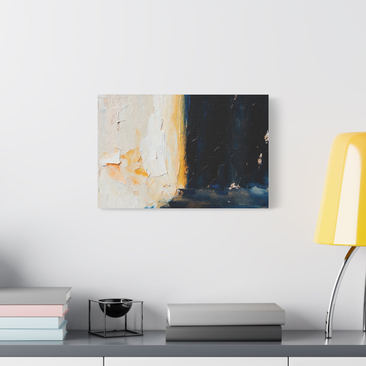 Abstract Coastal Light Matte Canvas Print — Stretched 1.25"