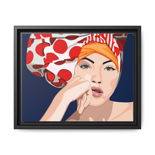 Vivid 20 by Orit Fuchs Pop Art Matte Canvas Framed Wall Art Print