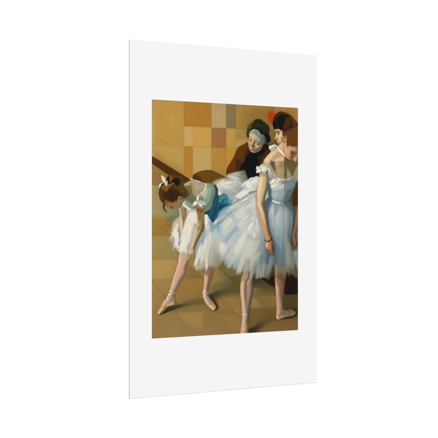 Ballet Dancers Rolled Poster — Classic Impressionist Ballerina Wall Art