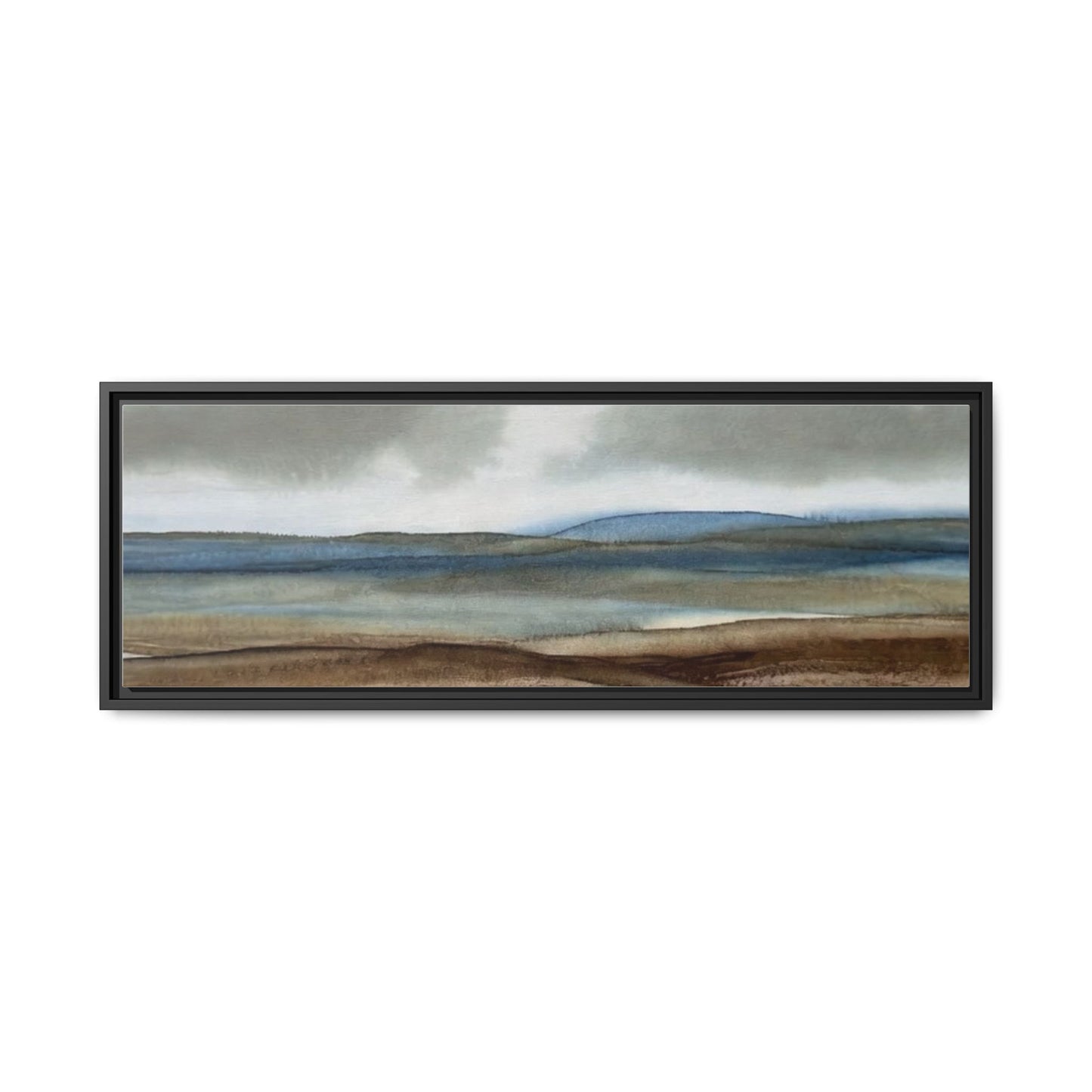Matte Canvas Landscape, Framed (Multi-color)