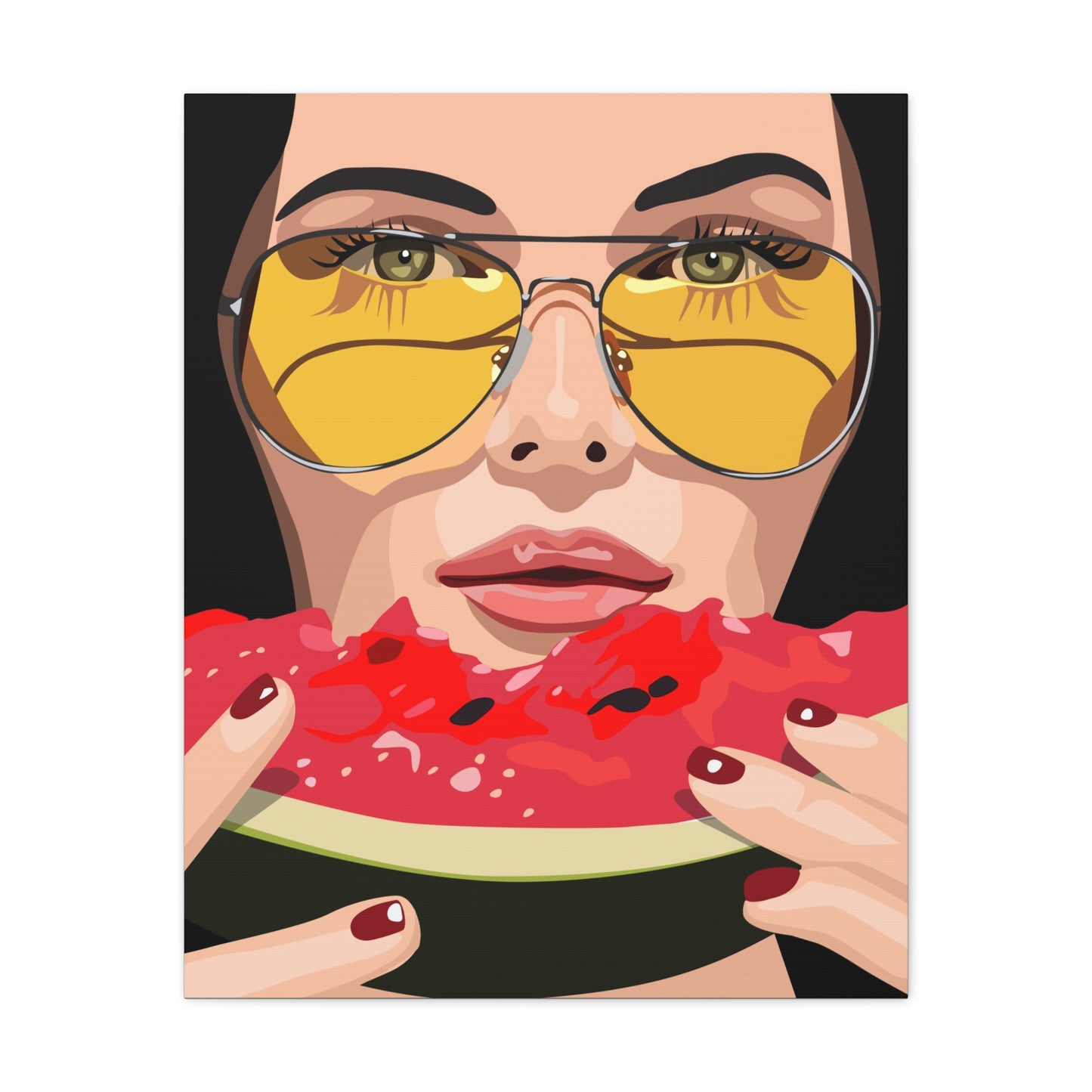 Vivid 81 by Orit Fuchs Matte Canvas Wall Art Print