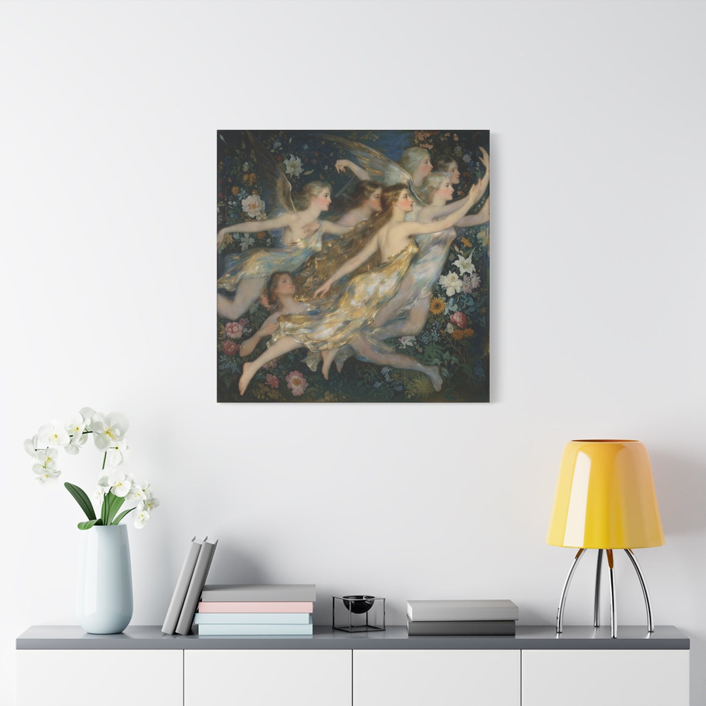 Vintage Fairy Dance Matte Canvas Wall Art