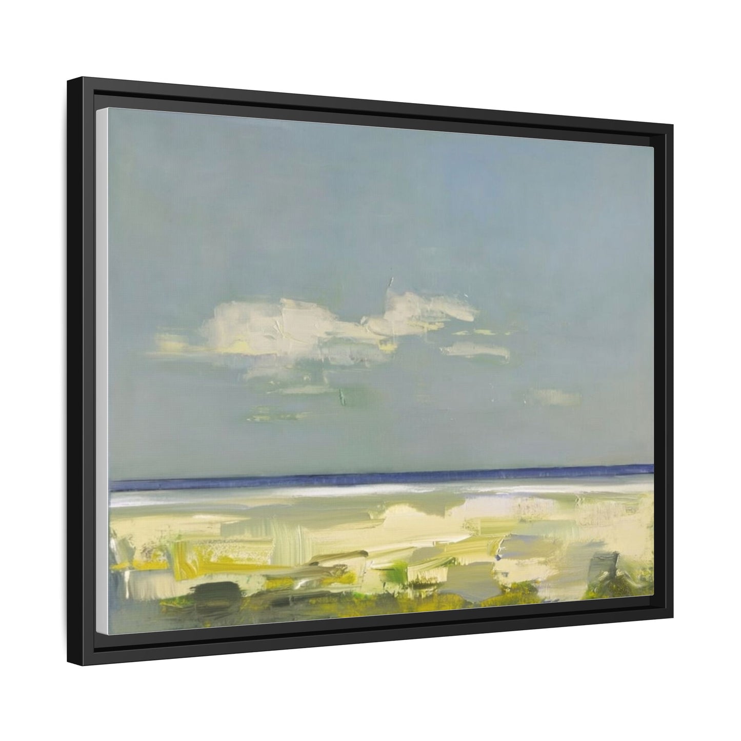 Coastal Calm Matte Canvas Framed Wall Art