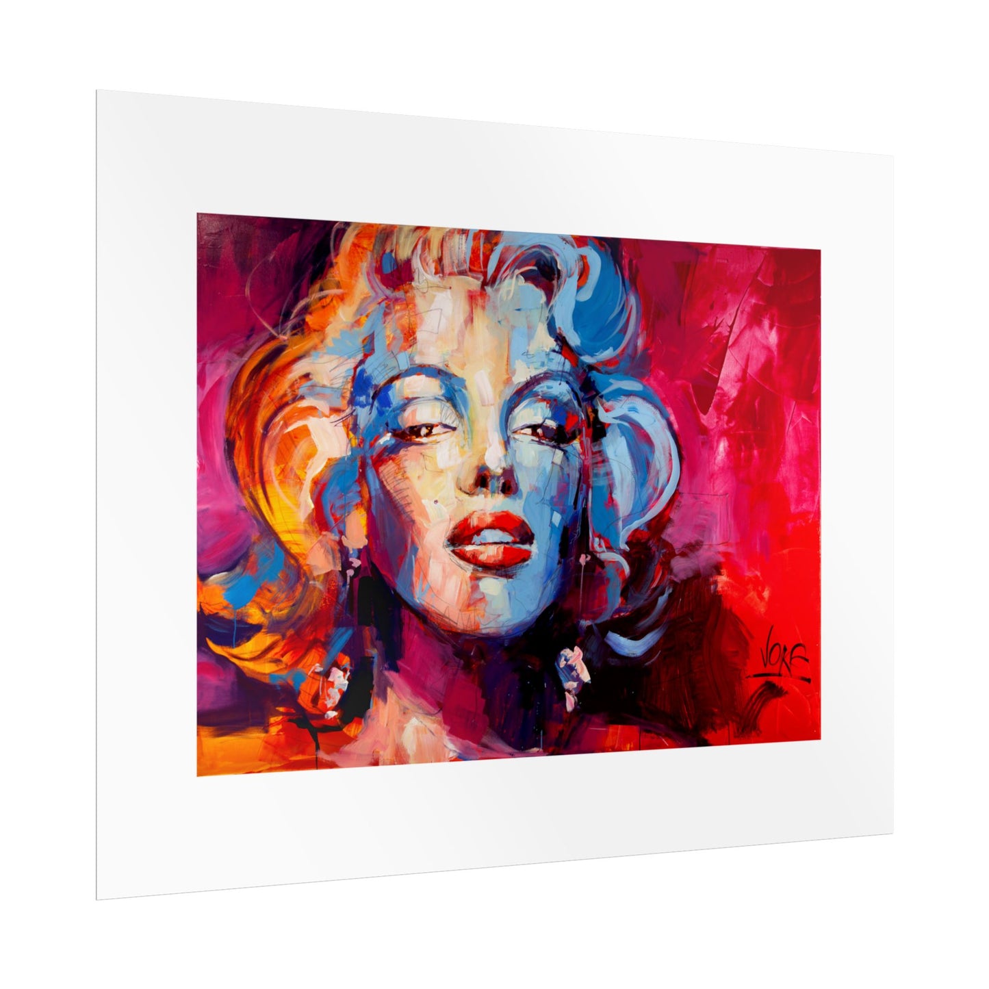 Marilyn Monroe attributed to Voke Wall Pop Art Poster