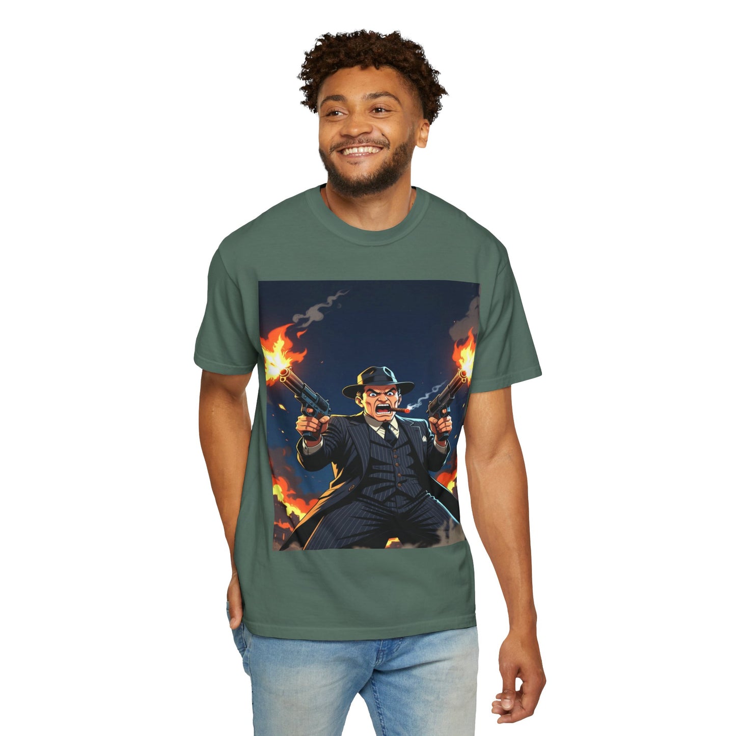 Gangster T‑Shirt — Vintage Outlaw Graphic Tee