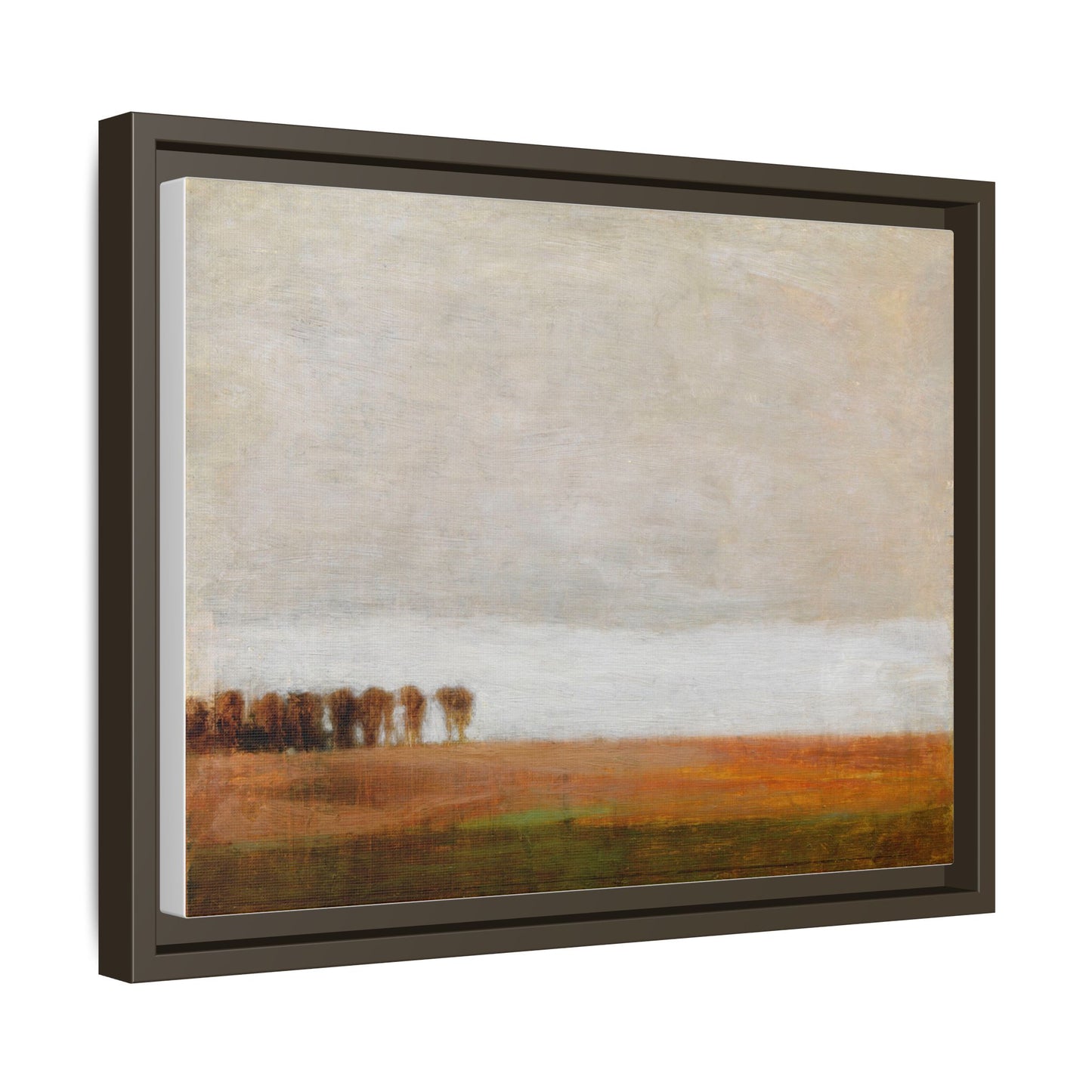 View of Jaegersborg Allé, North of Copenhagen by Vilhelm Hammershøi Framed Matte Canvas Wall Art Print
