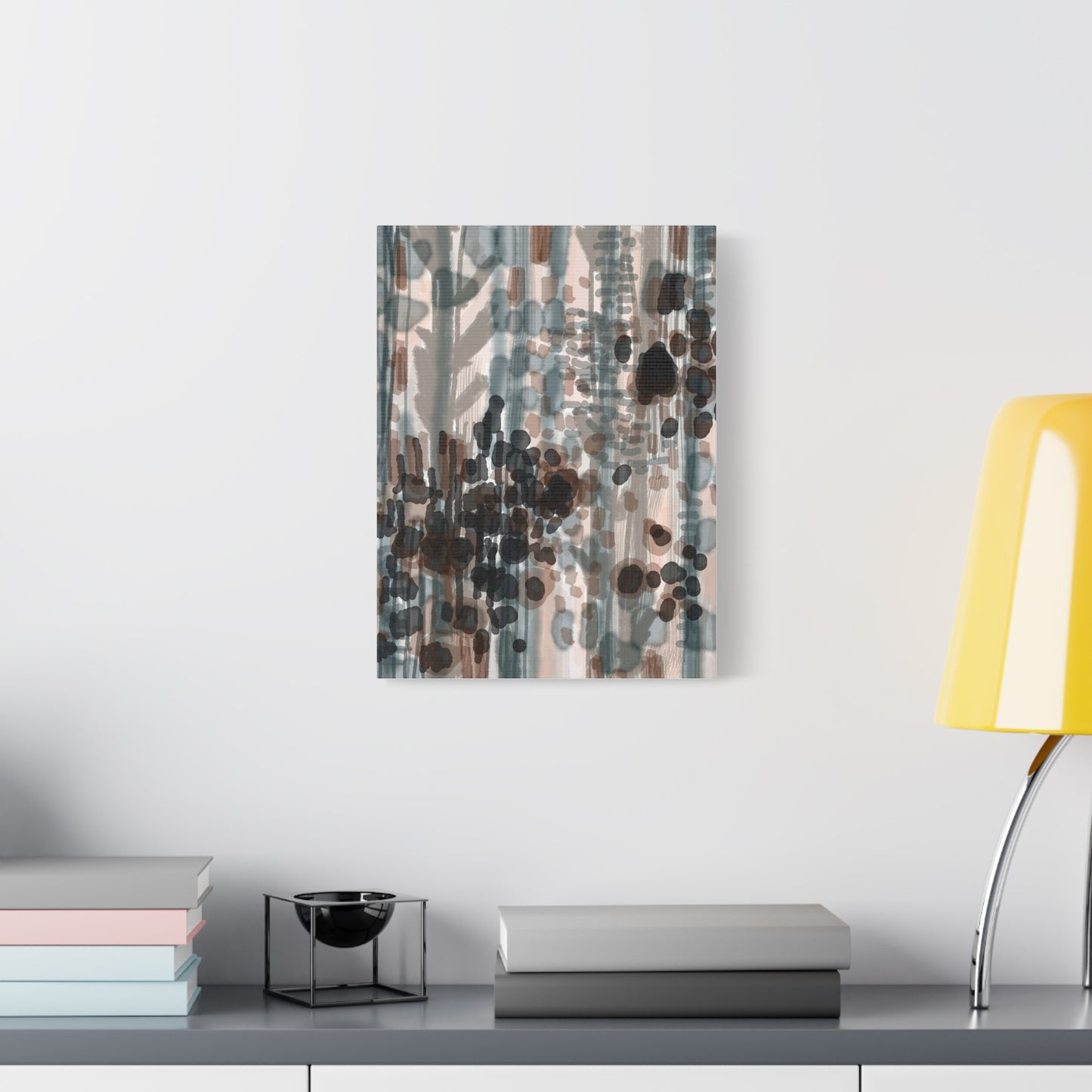 Vleken by an unknown artist Abstract Matte Canvas Wall Art