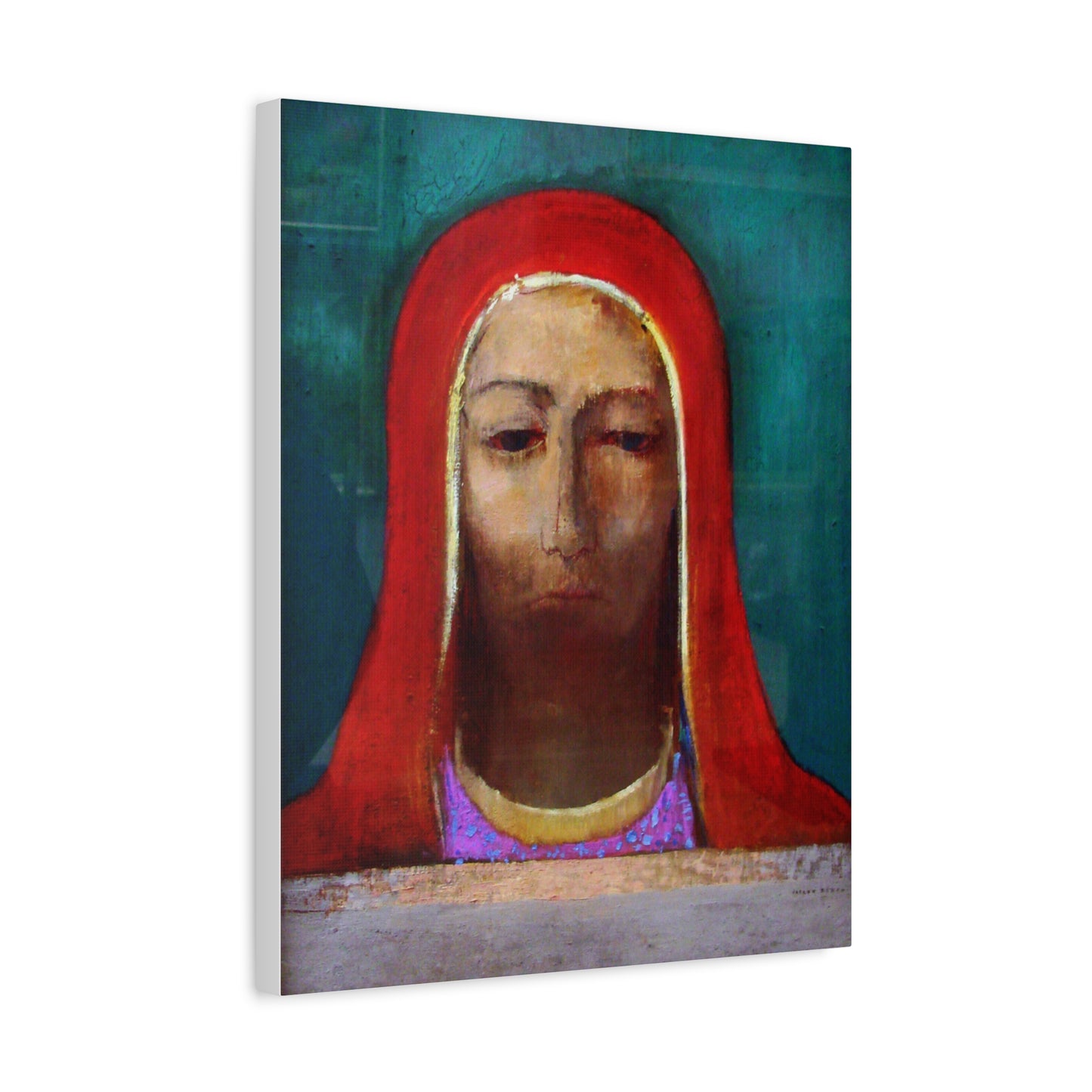 Le Silence by Odilon Redon Matte Canvas Wall Art Print