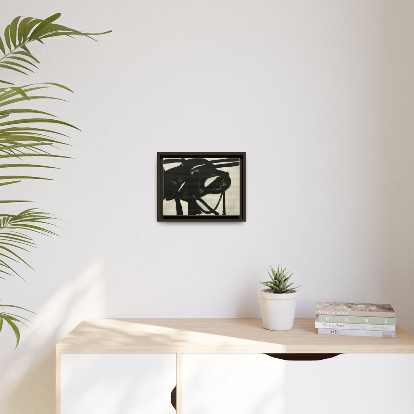 Chief by Franz Kline Abstract Matte Canvas Framed Wall Art