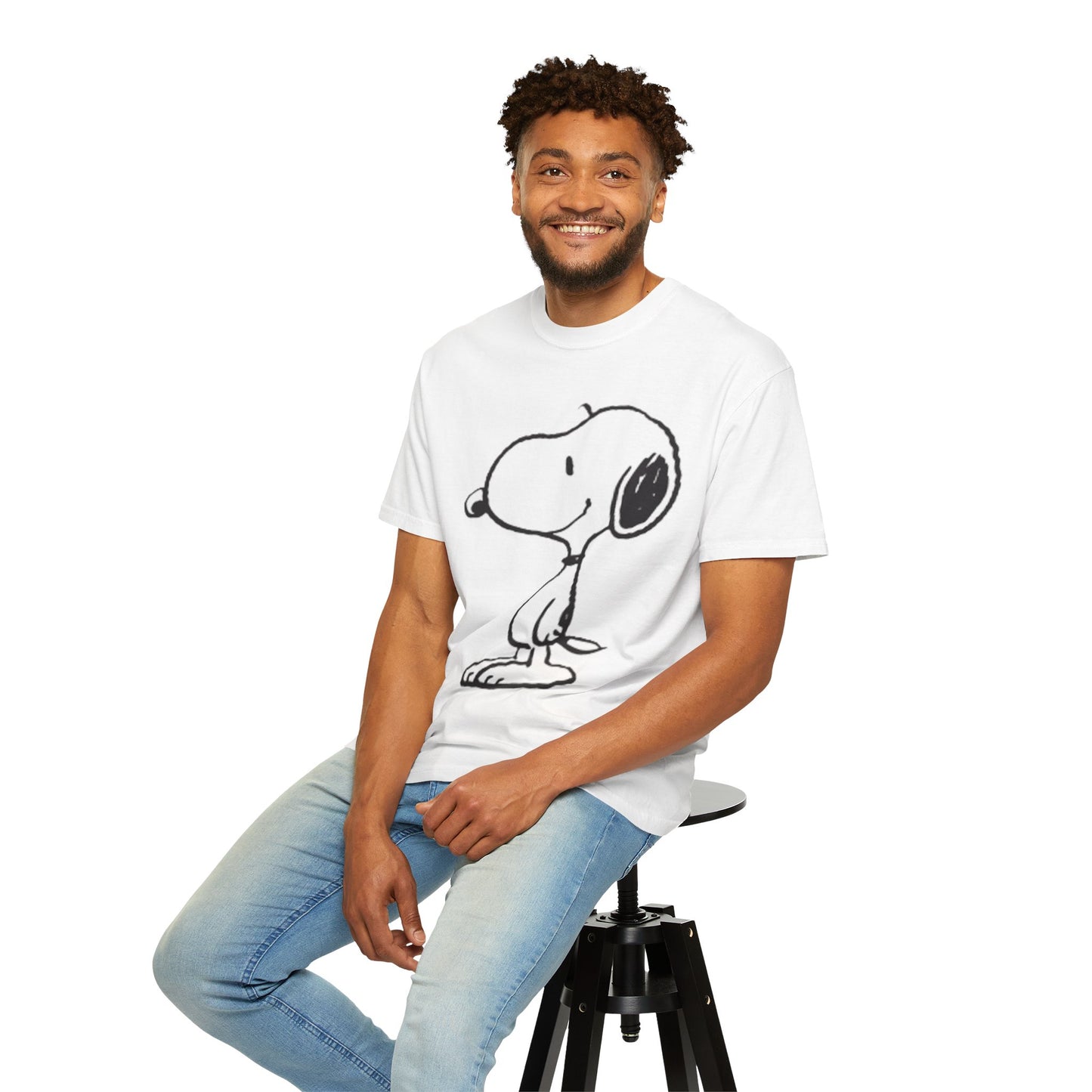 Classic Snoopy Unisex Garment-Dyed T-shirt