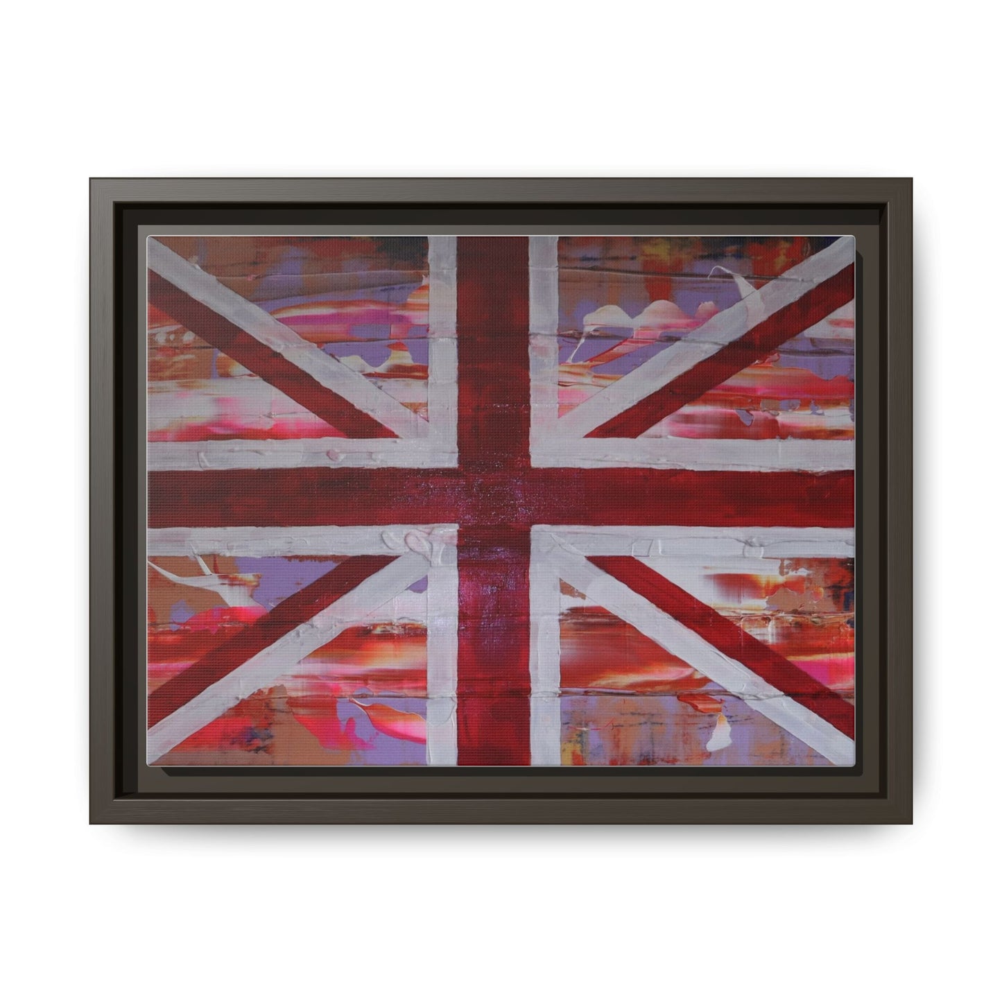 Union Jack is back! by Norman Barrett Framed Matte Canvas Print Wall Art
