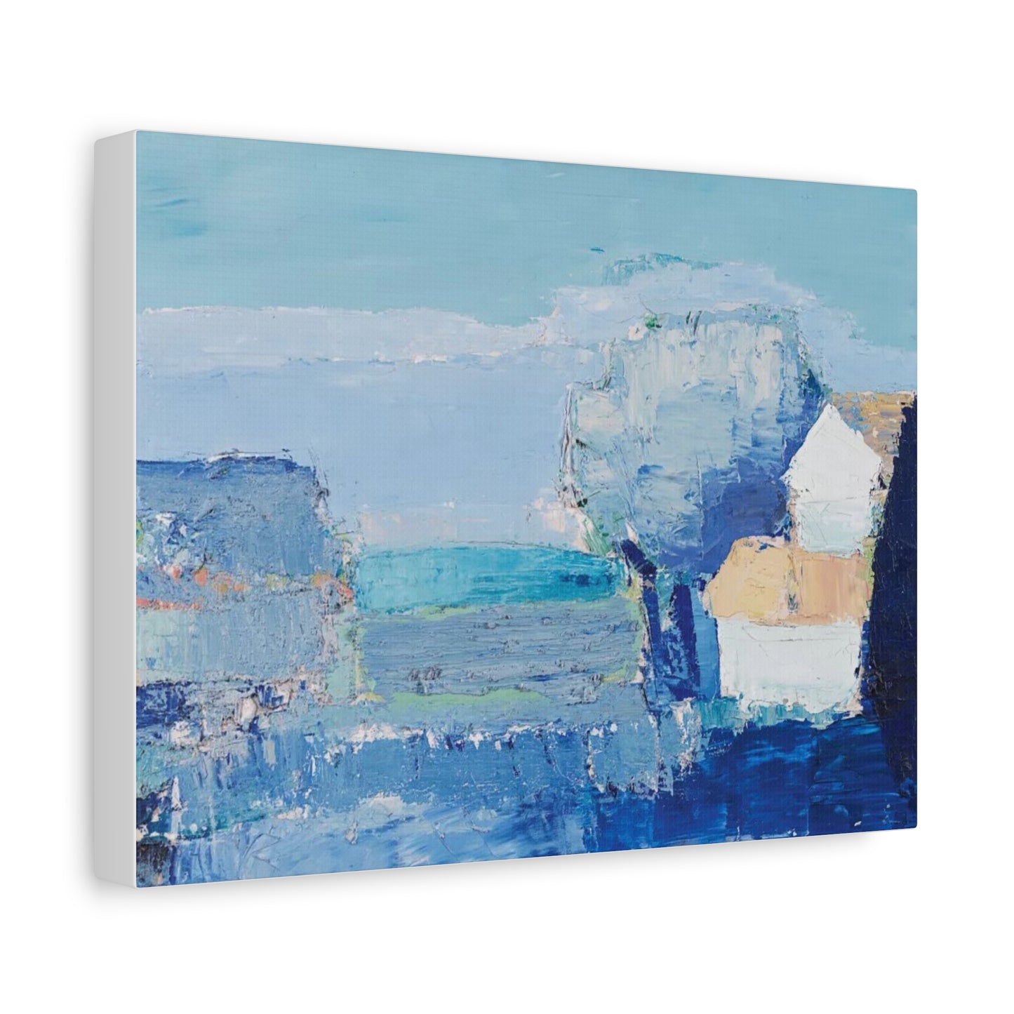 Paysage de Provence by Nicolas de Staël Matte Stretched Wall Art Print