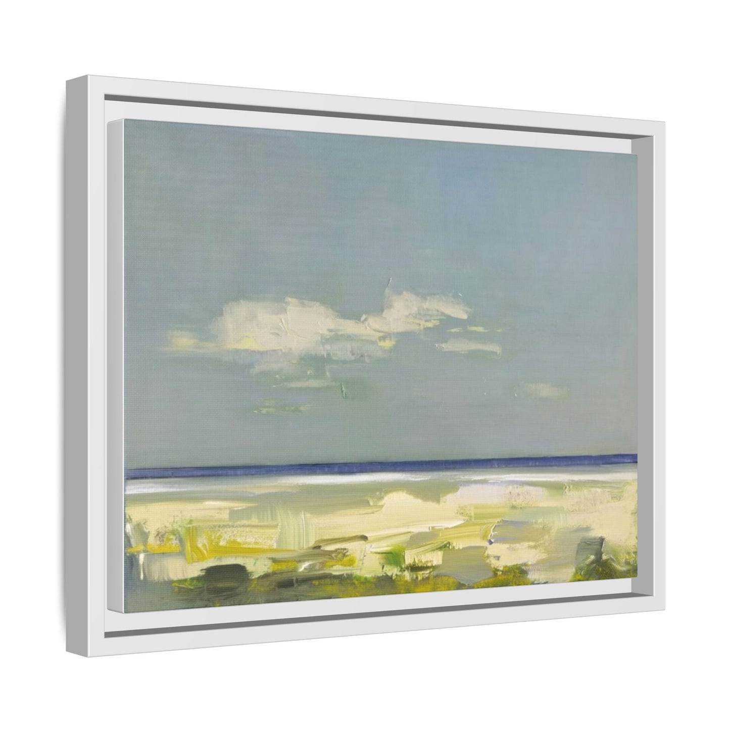 Coastal Calm Matte Canvas Framed Wall Art