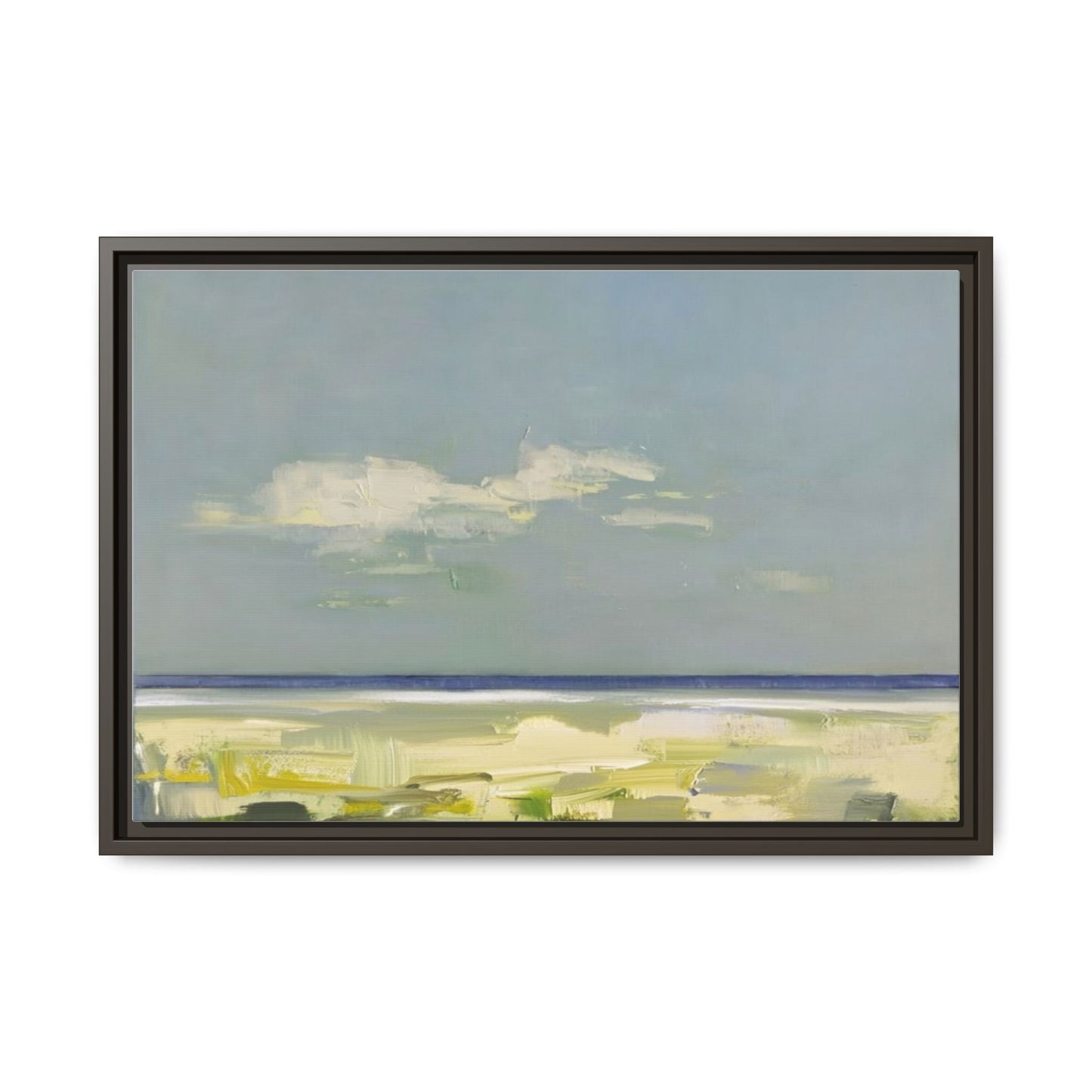 Coastal Calm Matte Canvas Framed Wall Art