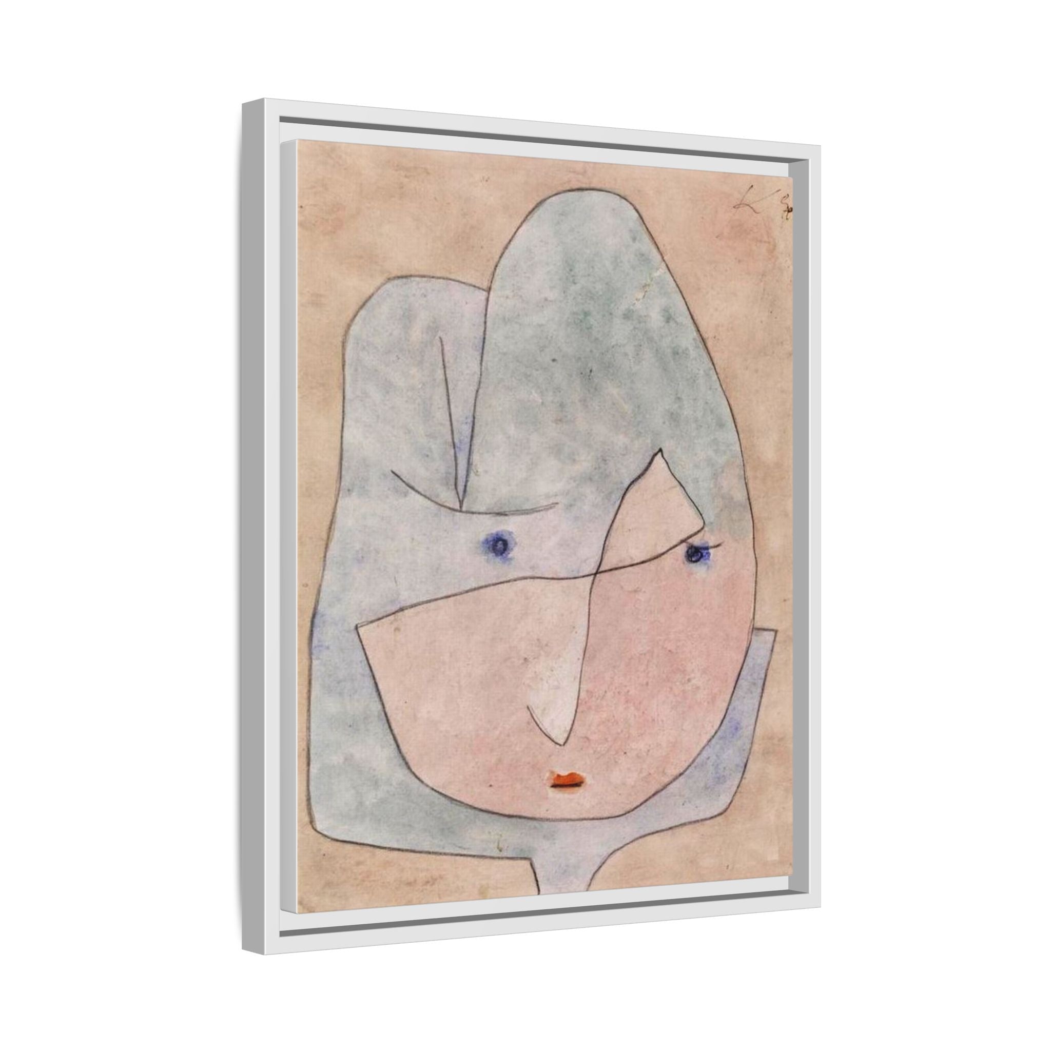 This Bloom is About to Wither by Paul Klee  Framed Matte Canvas Wall Art Print