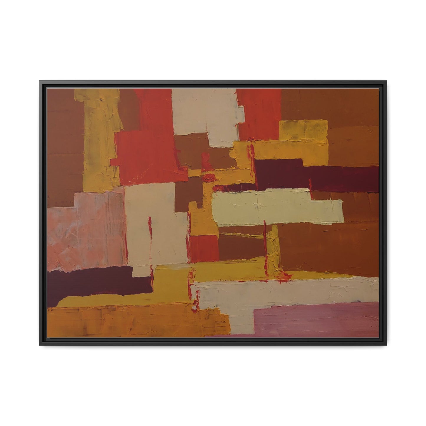 Tableau Confusion by Nicolae Calancea Framed Canvas Wall Art Print