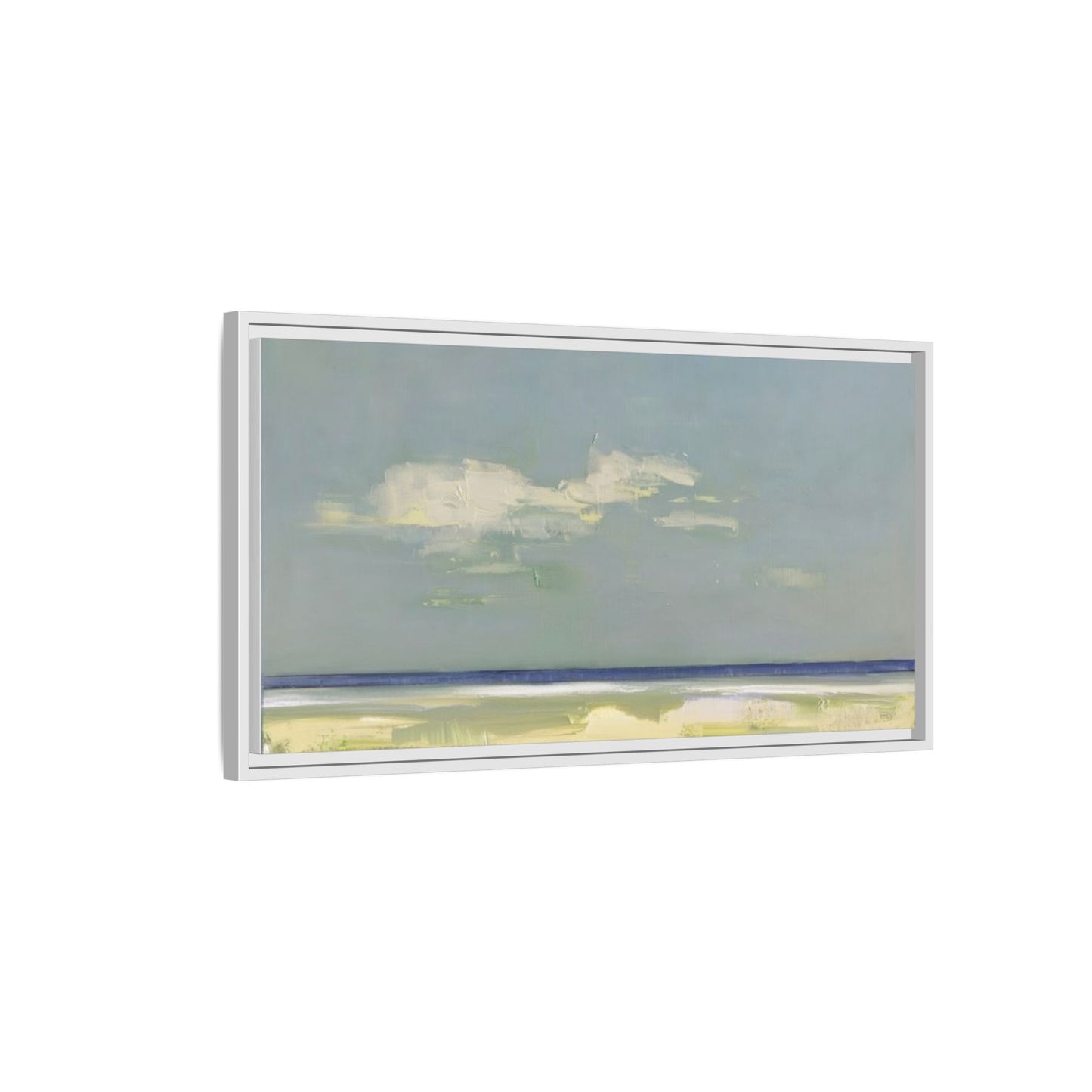 Coastal Calm Matte Canvas Framed Wall Art