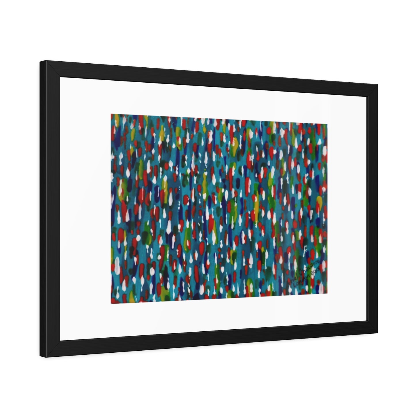 Colours Of The Soul Reflecting On Water by Ariel Chavarro Avila Framed Wall Art Print