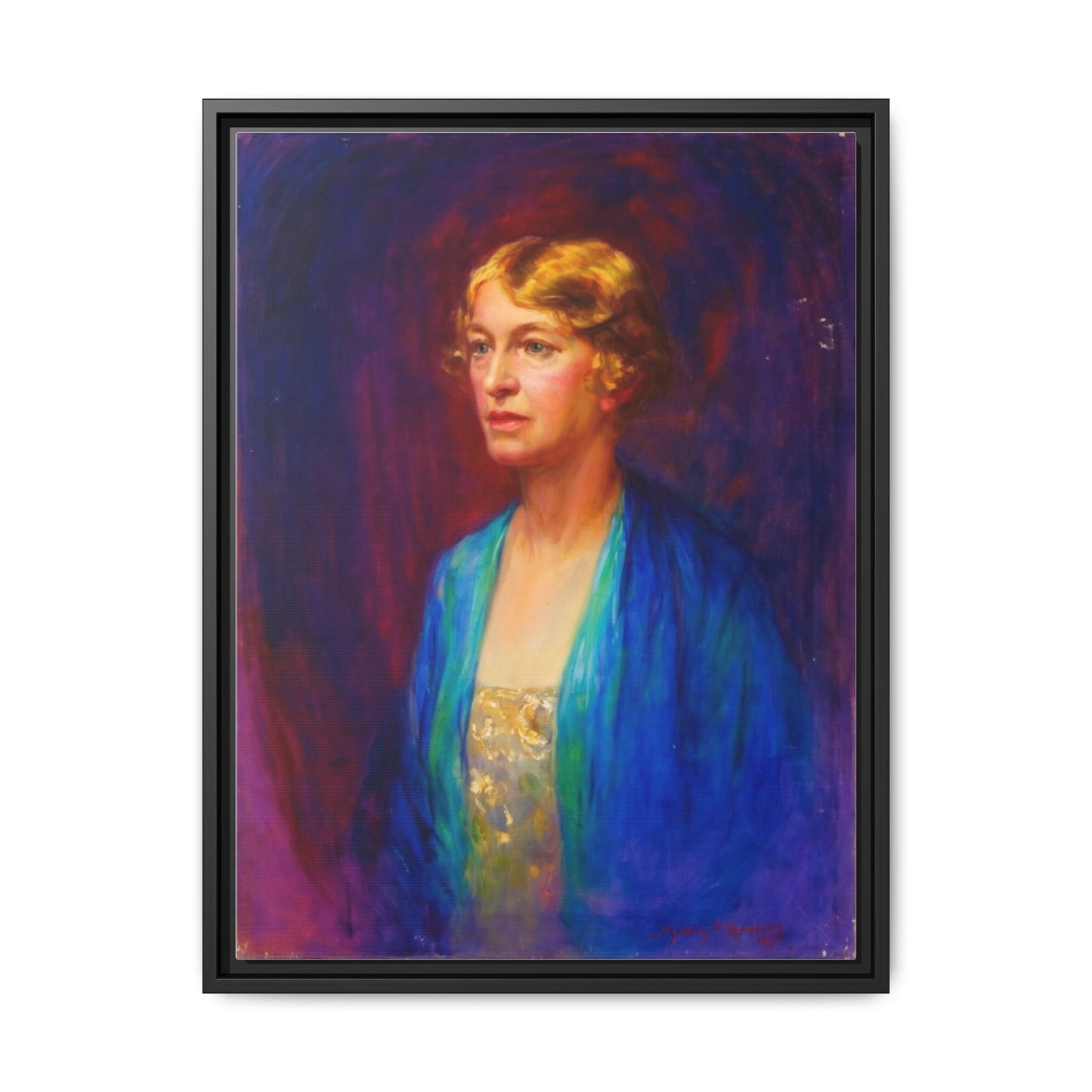Matte Canvas Portrait , Framed (Multi-color)