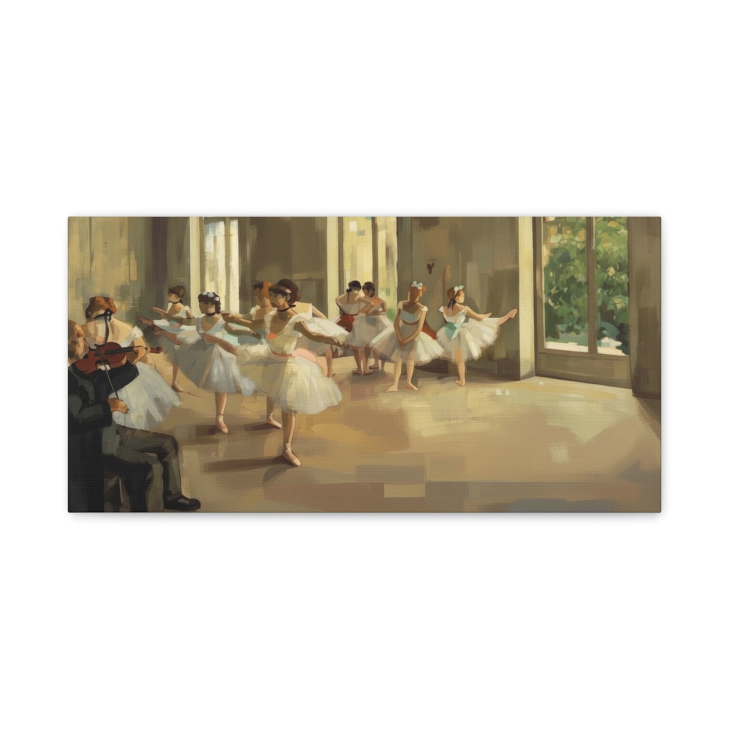 Ballet Rehearsal Matte Canvas