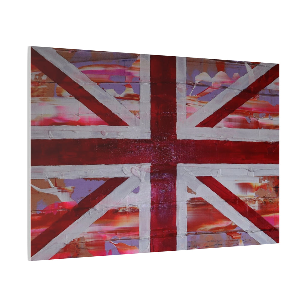 Union Jack is back! by Norman Barrett Matte Canvas Wall Art