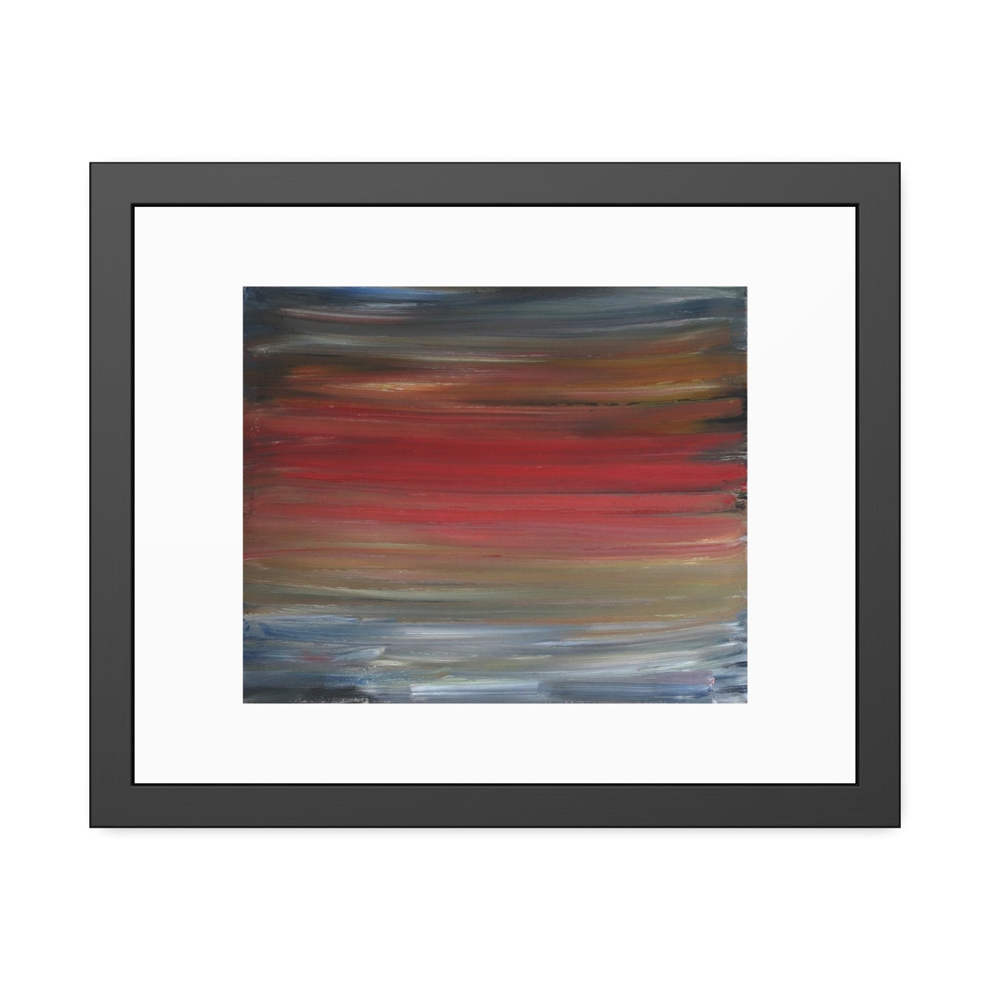 Misty morning by Norman Barrett Framed Poster Wall Art
