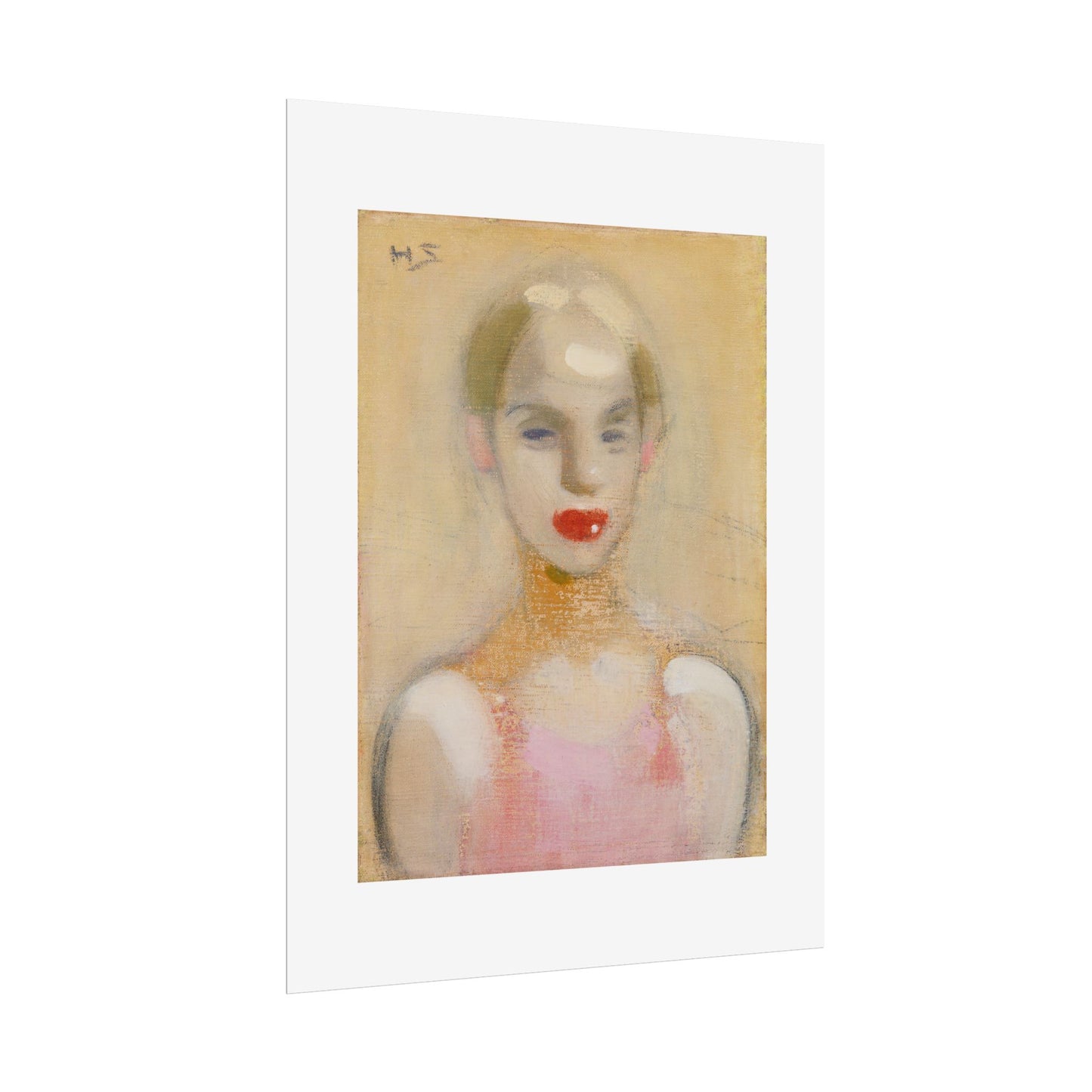 Circus Girl by Helene Schjerfbeck Wall Art Print