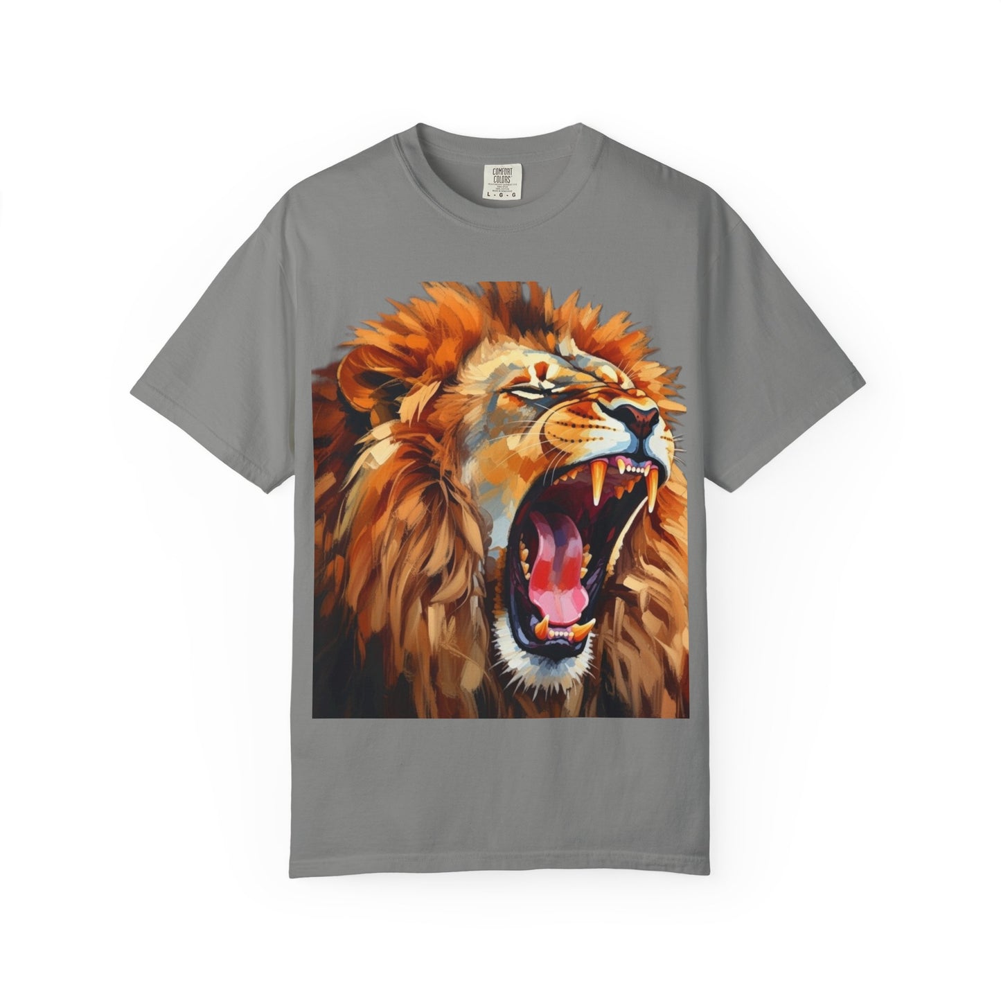 Roaring Lion T-Shirt Bold Wildlife Graphic Tee