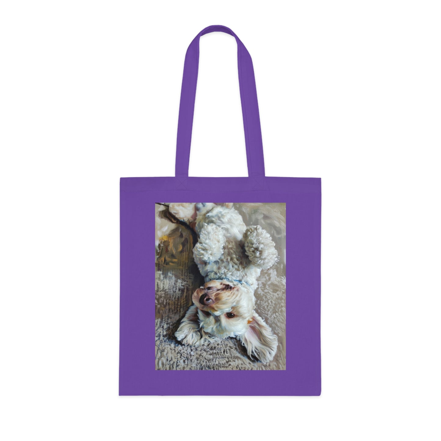 Cute Puppy Photo Cotton Tote — Adorable Dog Lover Gift Tote Bag